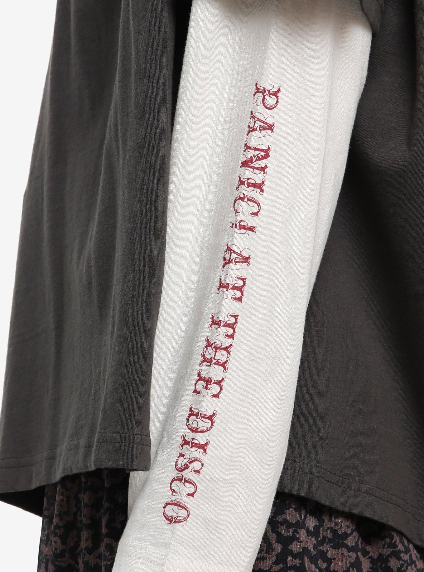 Panic! At The Disco A Fever You Can't Sweat Out Twofer Long-Sleeve T-Shirt, GREY, alternate