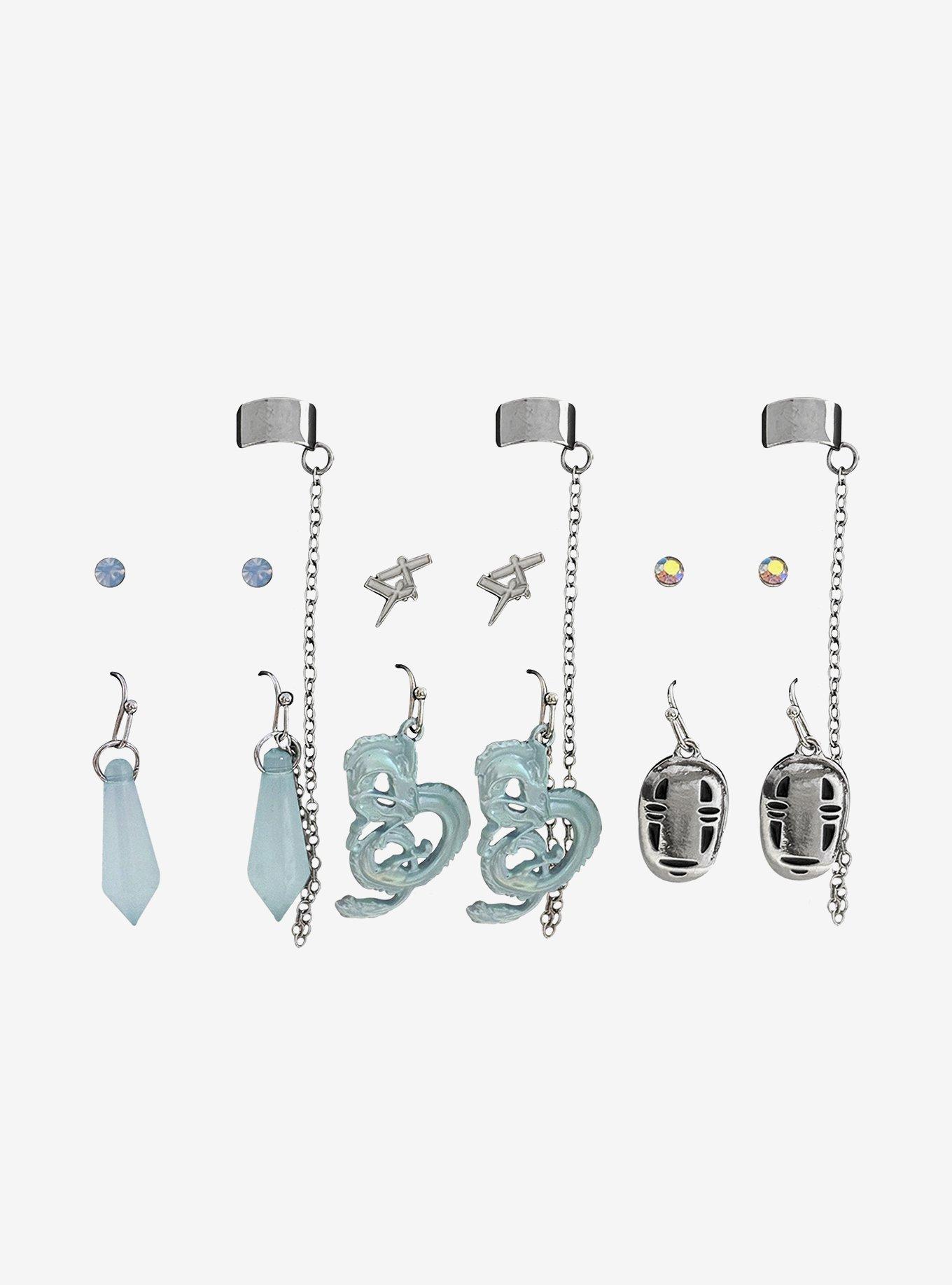 Studio Ghibli® Spirited Away Haku & No-Face Cuff Earring Set, , hi-res