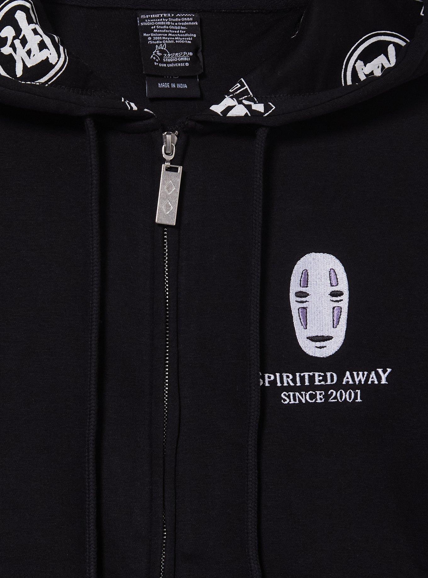 Studio Ghibli&reg; Spirited Away No-Face Embroidered Hoodie - BoxLunch Exclusive, BLACK, alternate