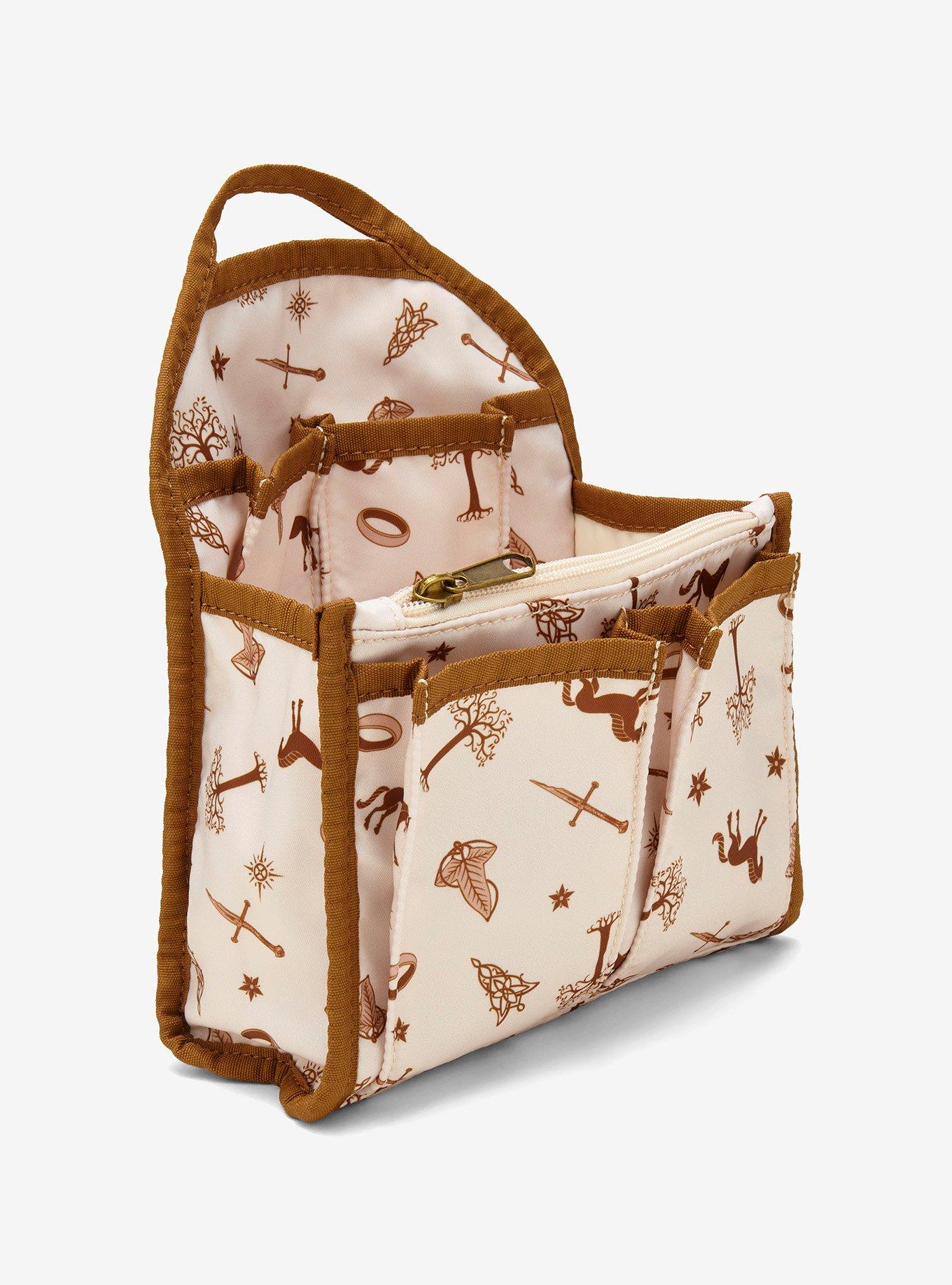The Lord of The Rings Tonal Icons Allover Print Mini Backpack Organizer - BoxLunch Exclusive