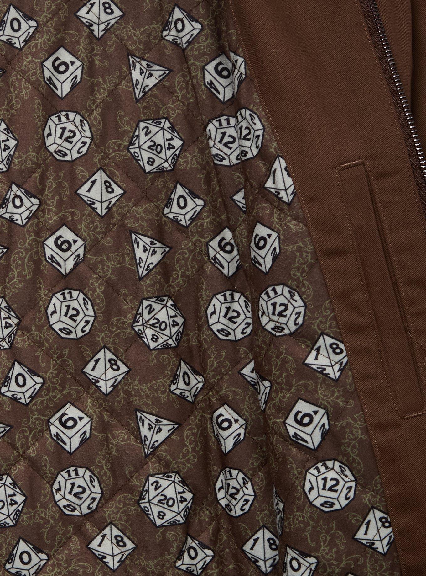 Dungeons & Dragons Dungeon Master Jacket - BoxLunch Exclusive, BROWN, alternate