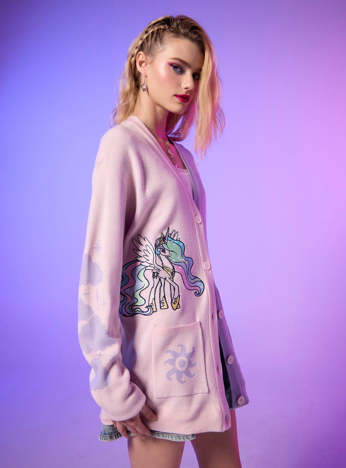 My Little Pony Celestia & Luna Split Girls Cardigan, MULTI, alternate