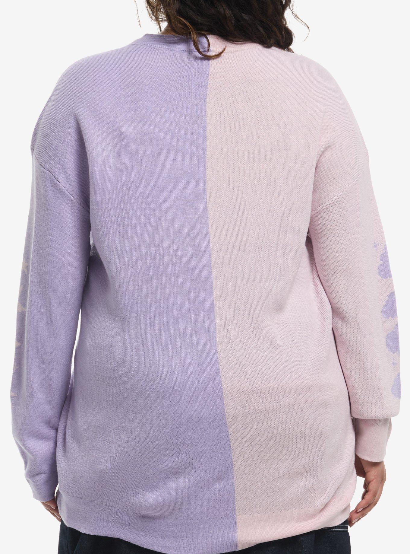 My Little Pony Celestia & Luna Split Girls Cardigan Plus Size, MULTI, alternate