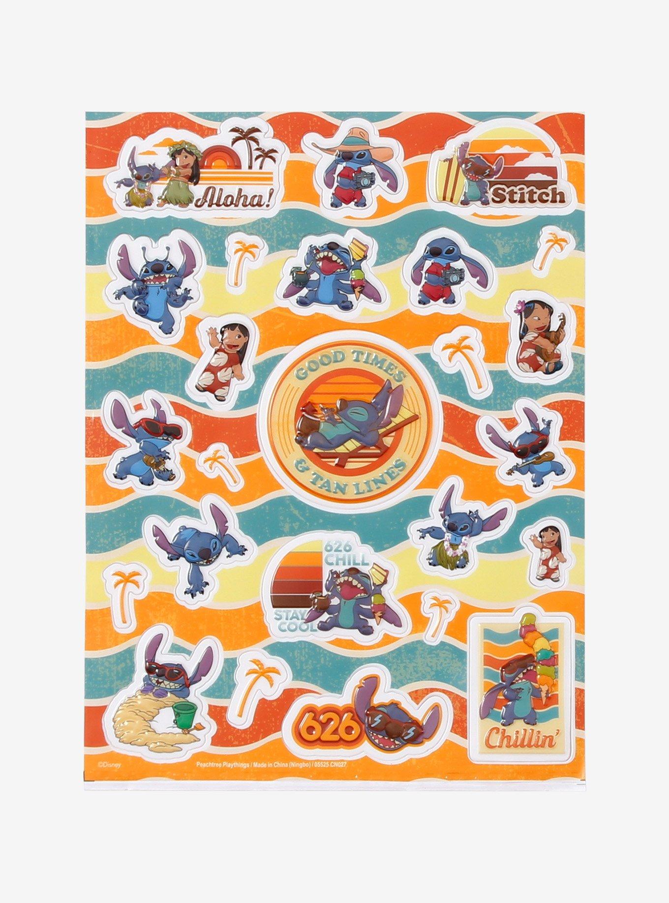 Disney Lilo & Stitch Puffy Sticker Sheet, , hi-res