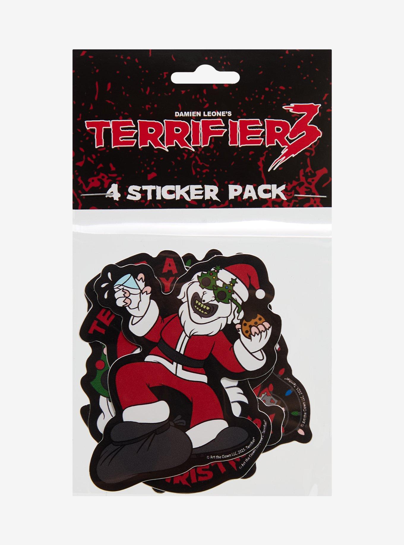 Terrifier 3 Santa Art Sticker Pack, , hi-res