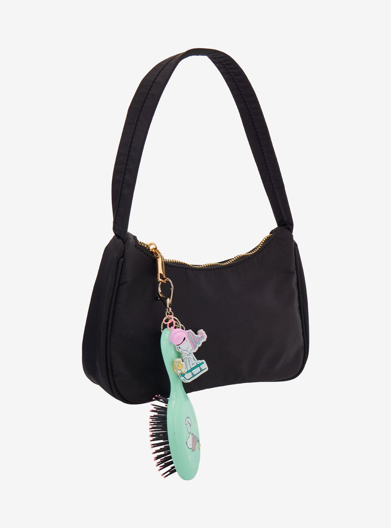 Célavi x Peanuts Snoopy Holiday On-the-Go Hair Brush Keychain
