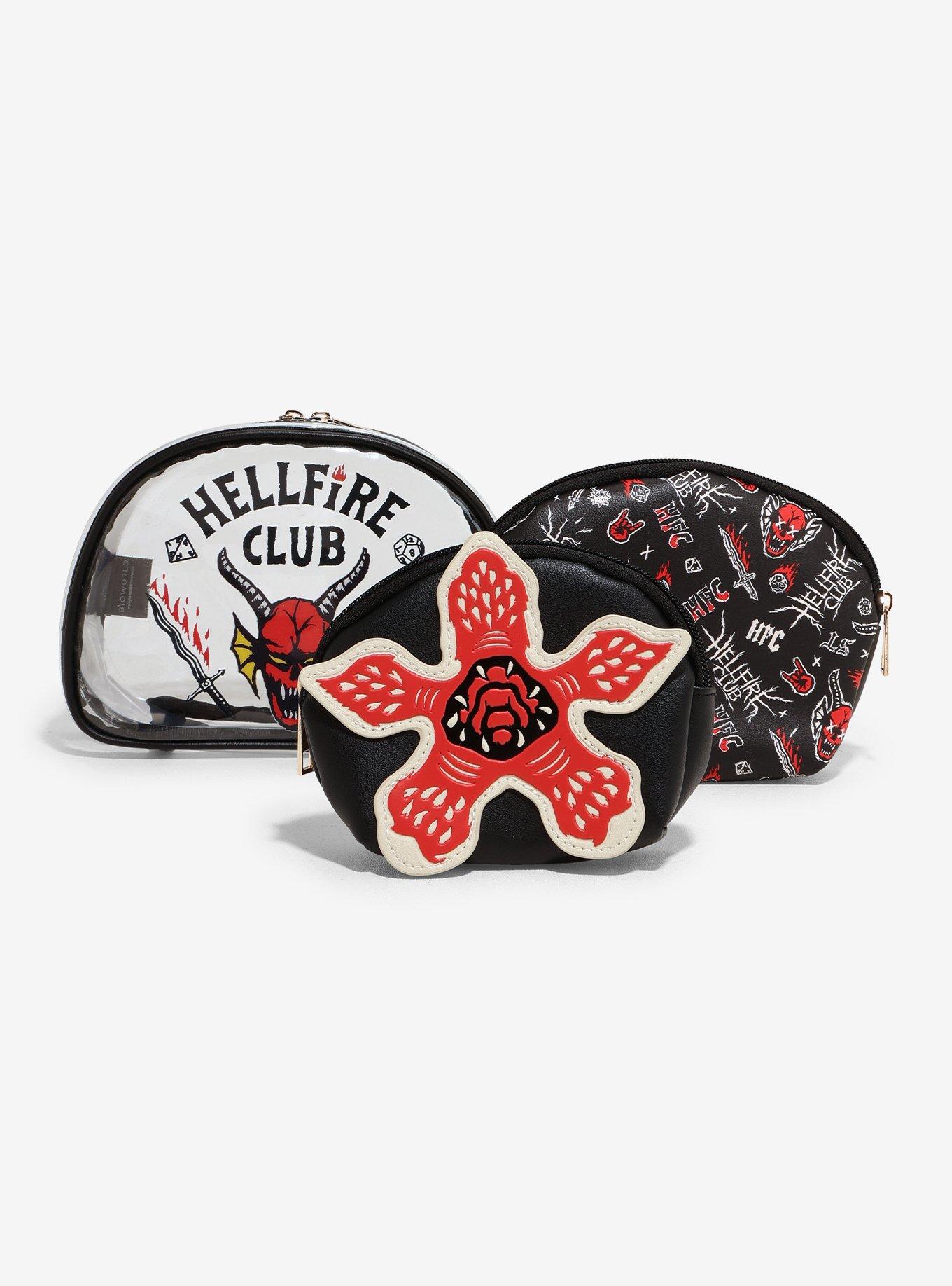Stranger Things Hellfire Club Cosmetic Bag Set — BoxLunch Exclusive, , alternate