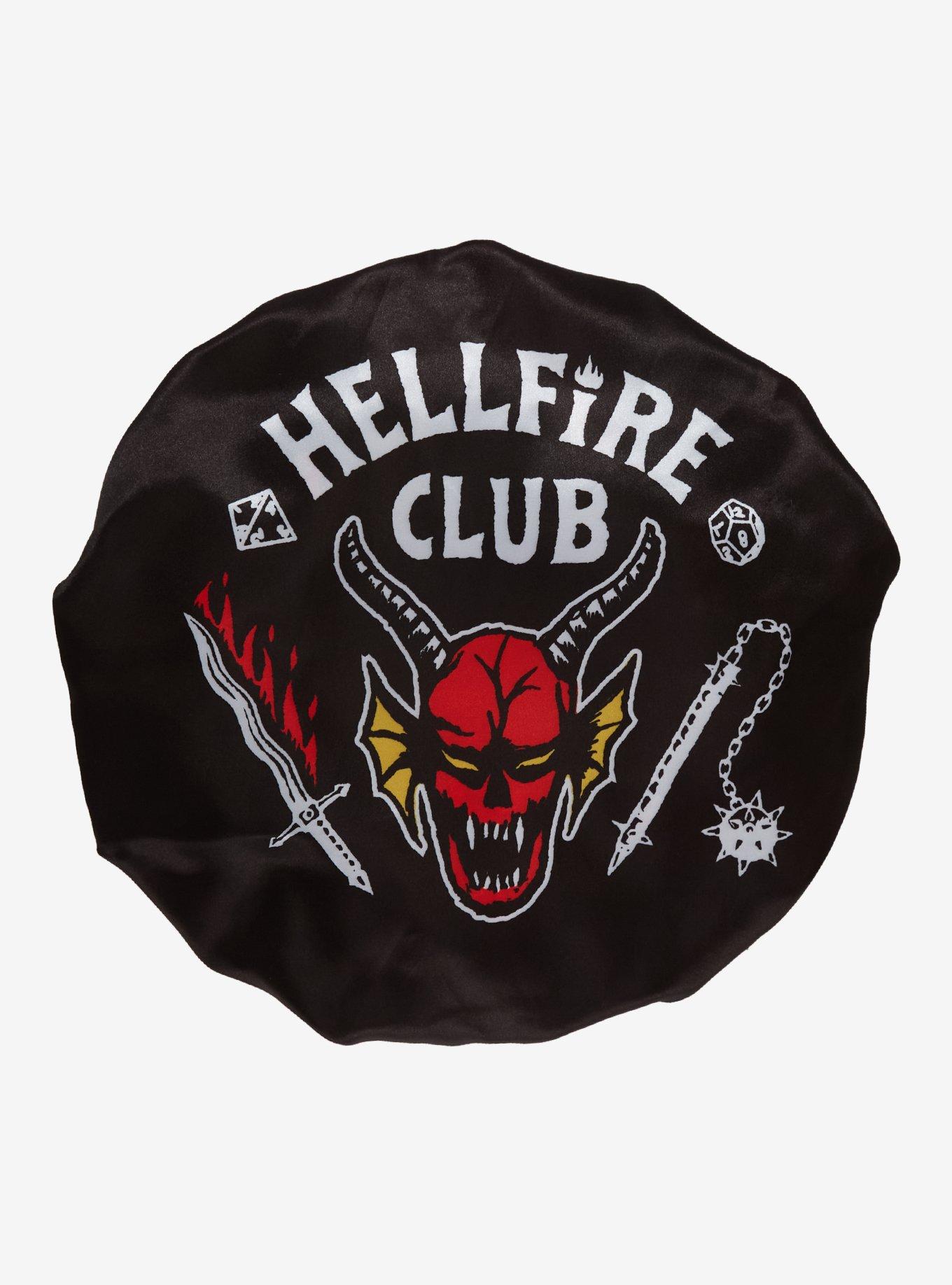 Stranger Things Hellfire Club Reversible Satin Bonnet - BoxLunch Exclusive, , hi-res