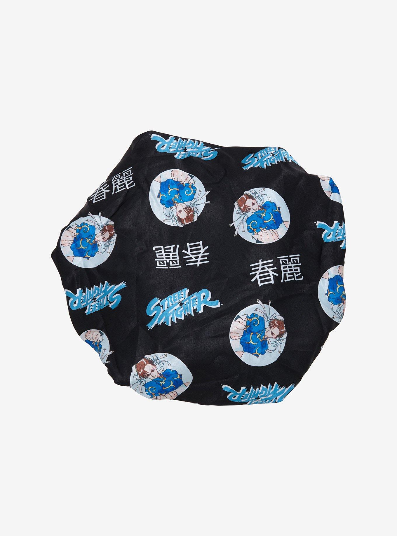 Street Fighter Chun-Li Double-Layered Reversible Satin Bonnet &mdash; BoxLunch Exclusive, , hi-res