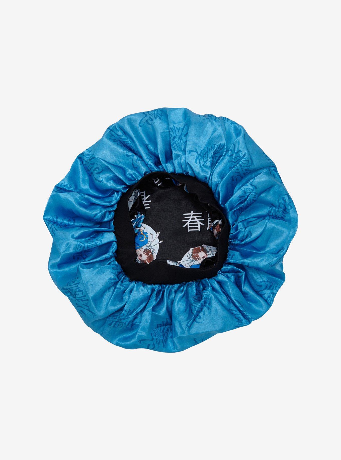 Street Fighter Chun-Li Double-Layered Reversible Satin Bonnet &mdash; BoxLunch Exclusive, , alternate