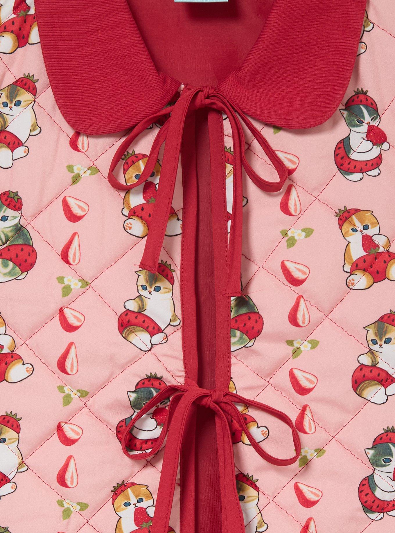mofusand Strawberry Cats Women's Quilted Vest - BoxLunch Exclusive