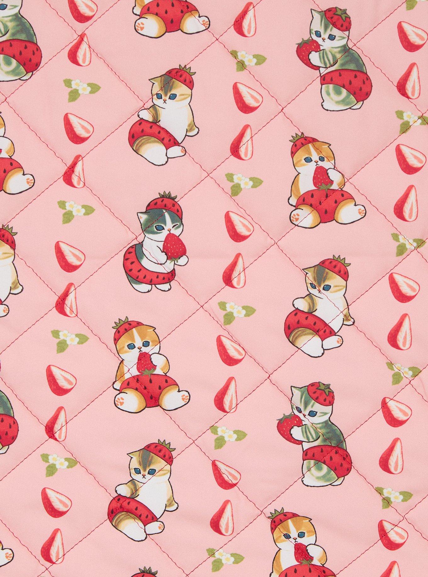 mofusand Strawberry Cats Women's Plus Quilted Vest - BoxLunch Exclusive