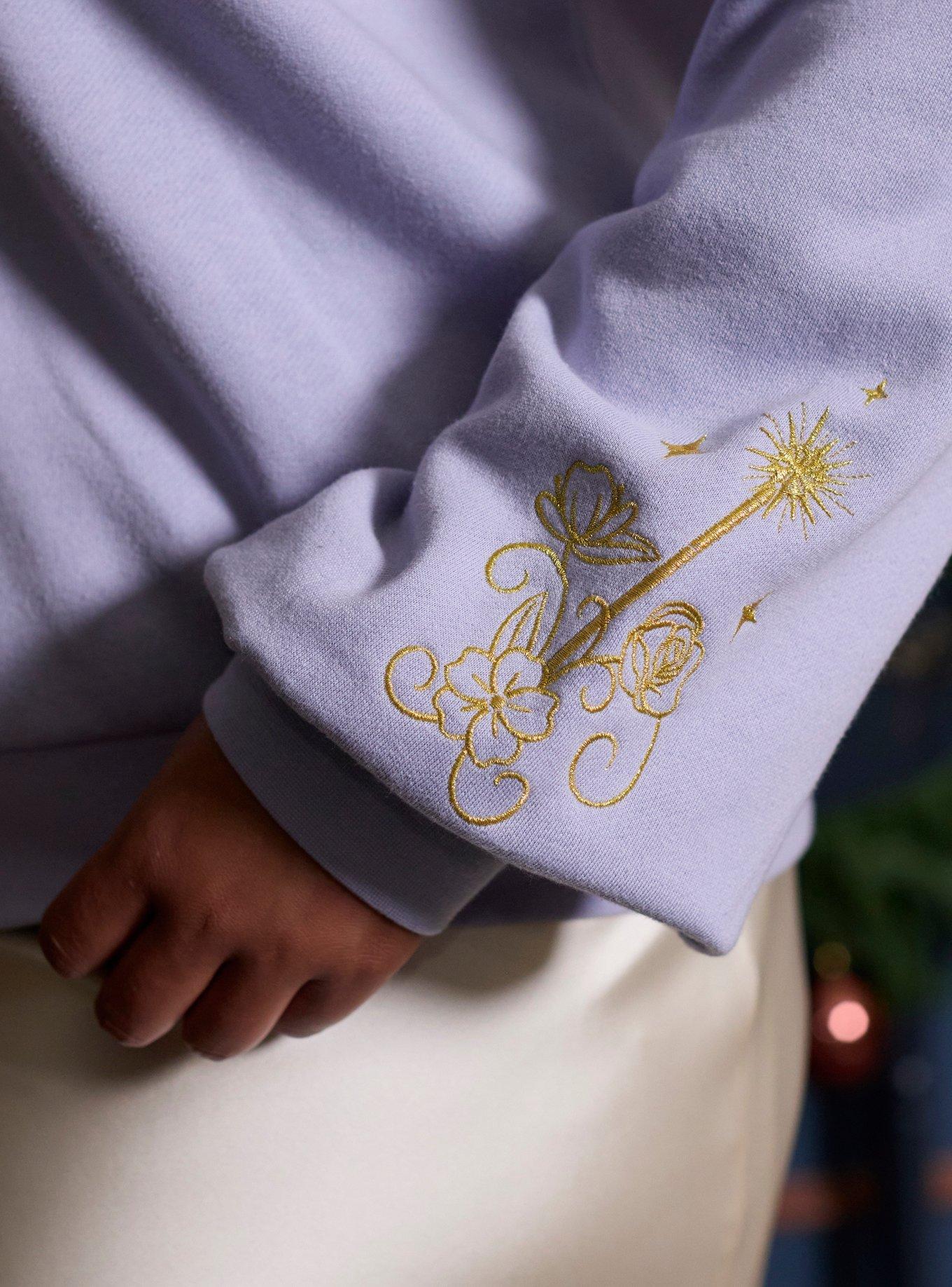 Her Universe Wicked Glinda Ruffle Sleeve Sweatshirt Plus Size Her Universe Exclusive, LILAC, alternate