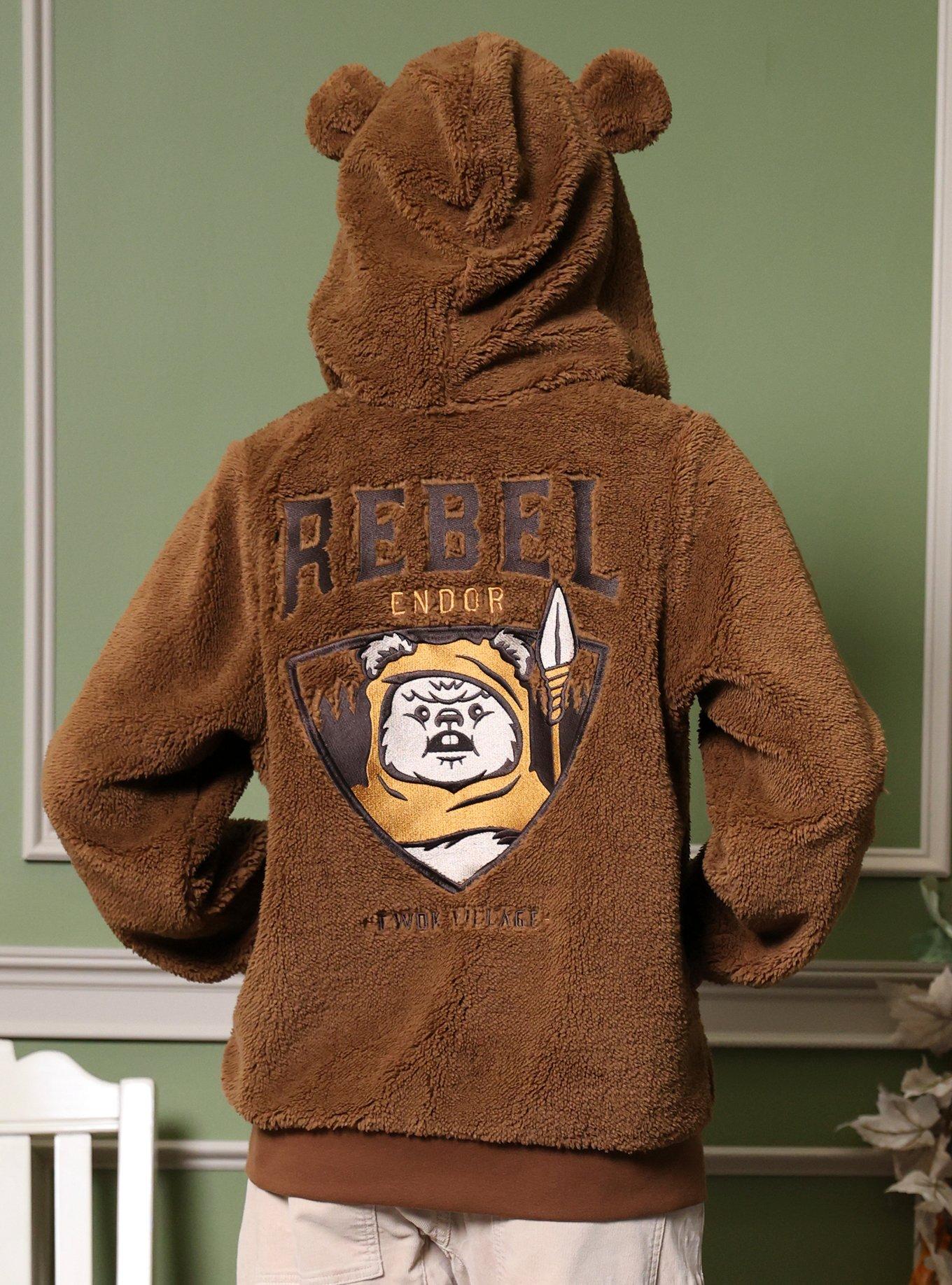 Her Universe Star Wars Ewok Sherpa Hoodie Her Universe Exclusive, , hi-res