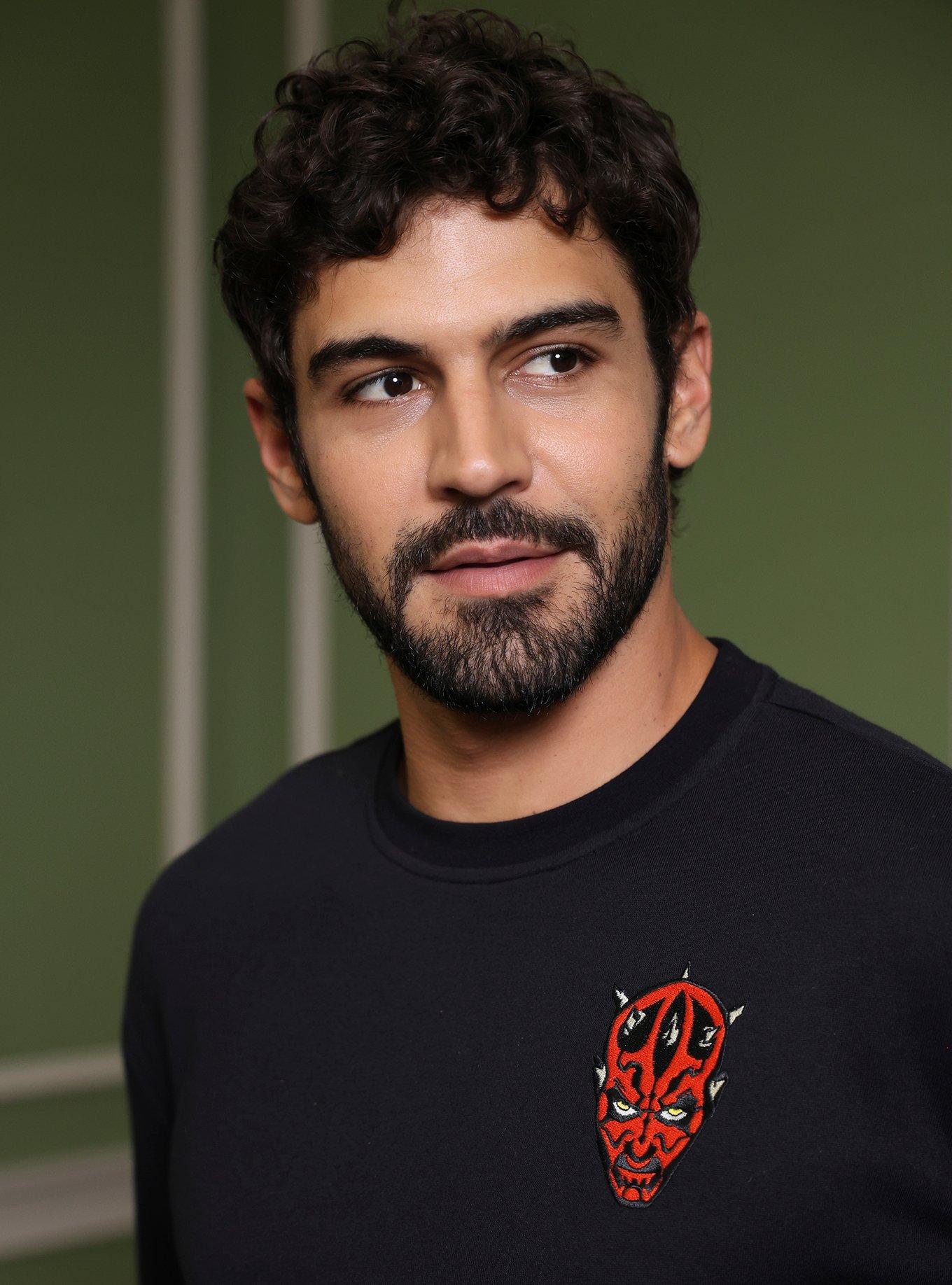Our Universe Star Wars Darth Maul Flames Sweatshirt Our Universe Exclusive, BLACK  RED, alternate - view 4