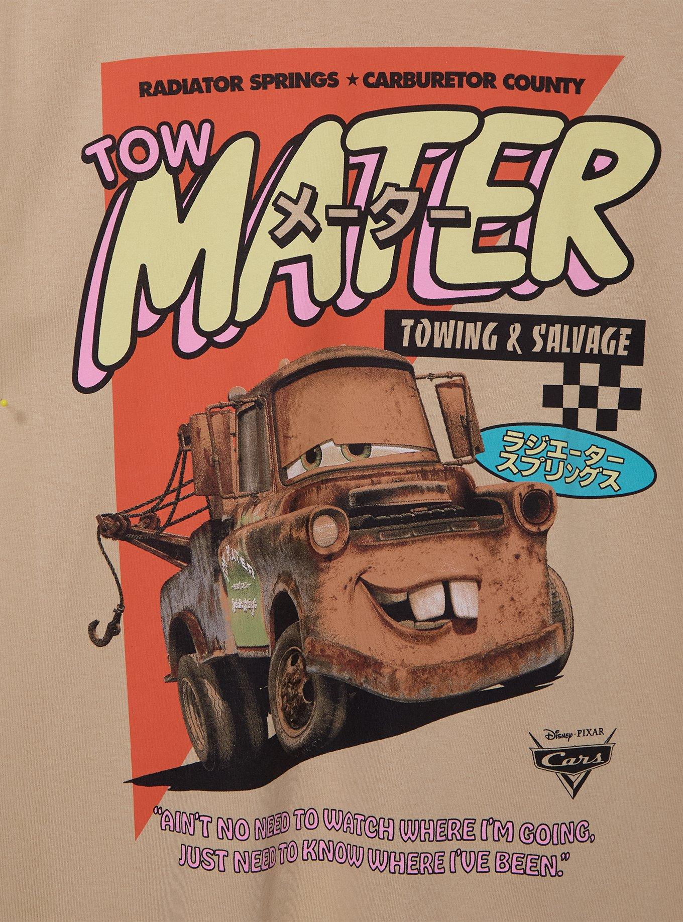 Disney Pixar Cars Tow Mater Color Pop T-Shirt - BoxLunch Exclusive