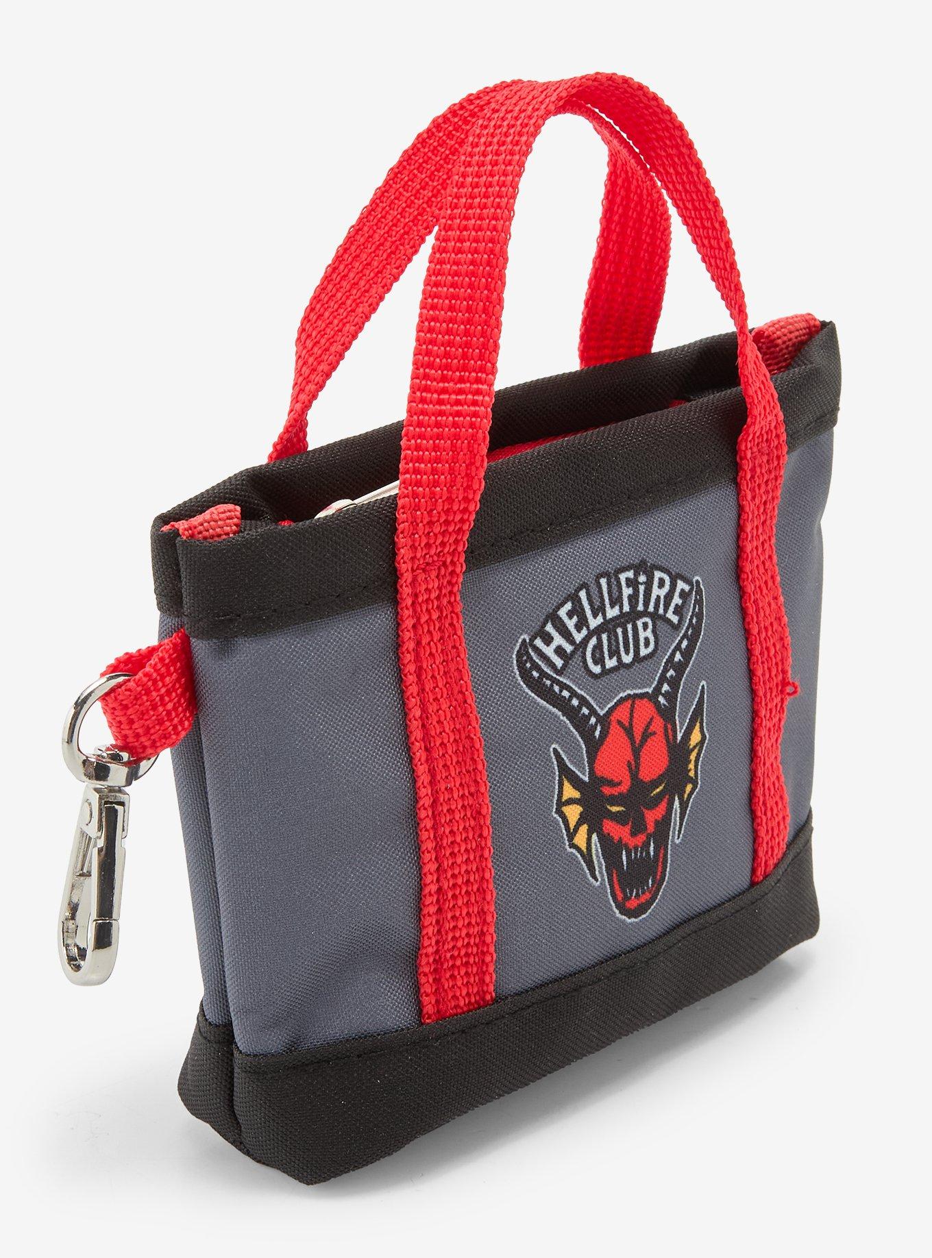 Stranger Things Hellfire Club Mini Tote Bag Coin Purse, , hi-res