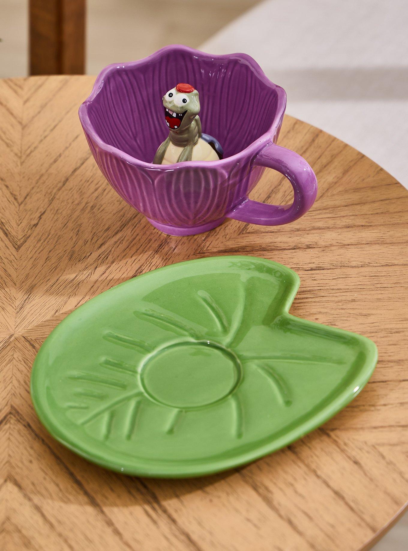 Disney The Princess and the Frog Water Lily Ray Peek-A-Boo Teacup with Saucer - BoxLunch Exclusive, , alternate - view 3
