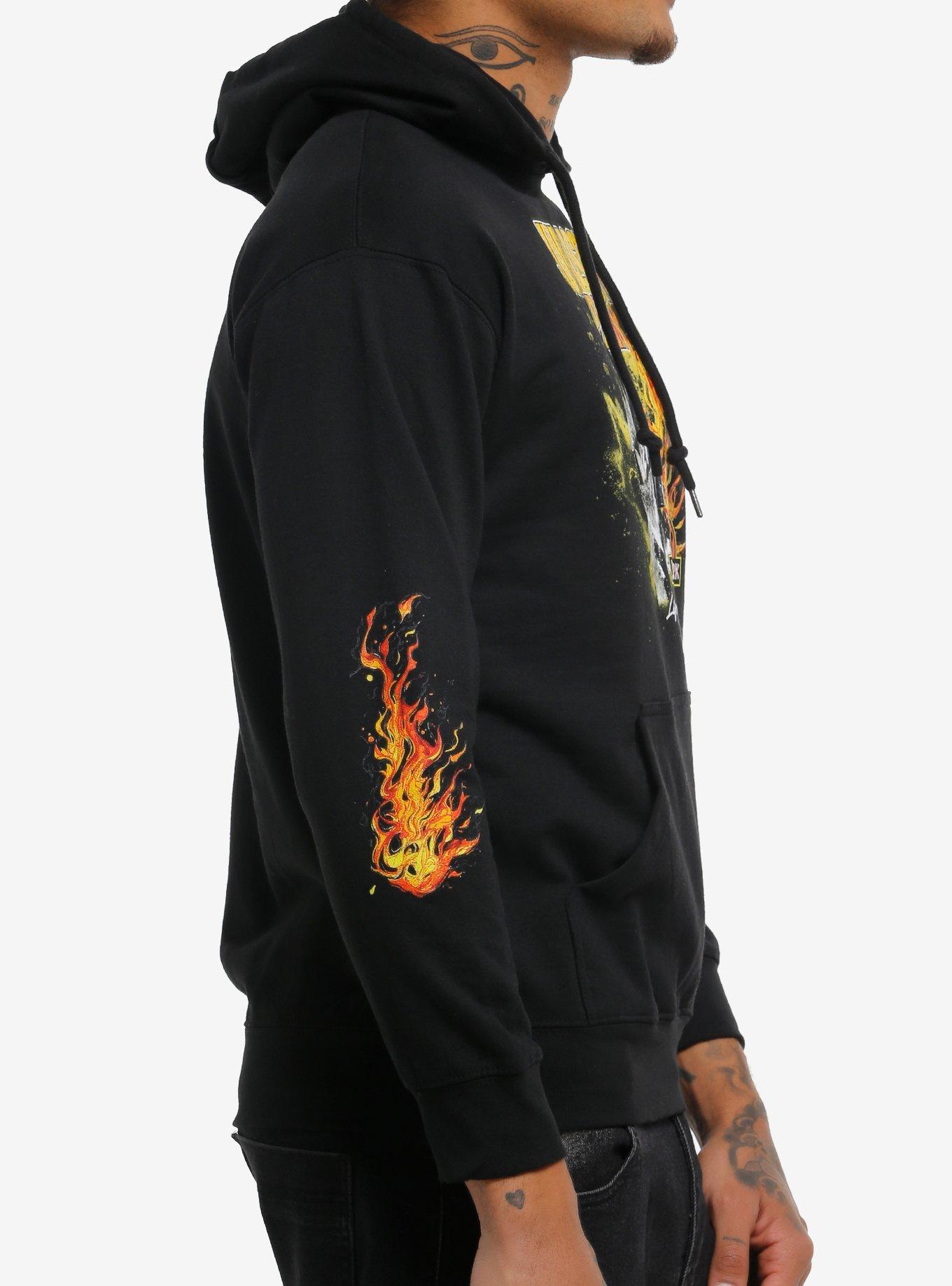 Jurassic Park Flames Hoodie, BLACK, alternate