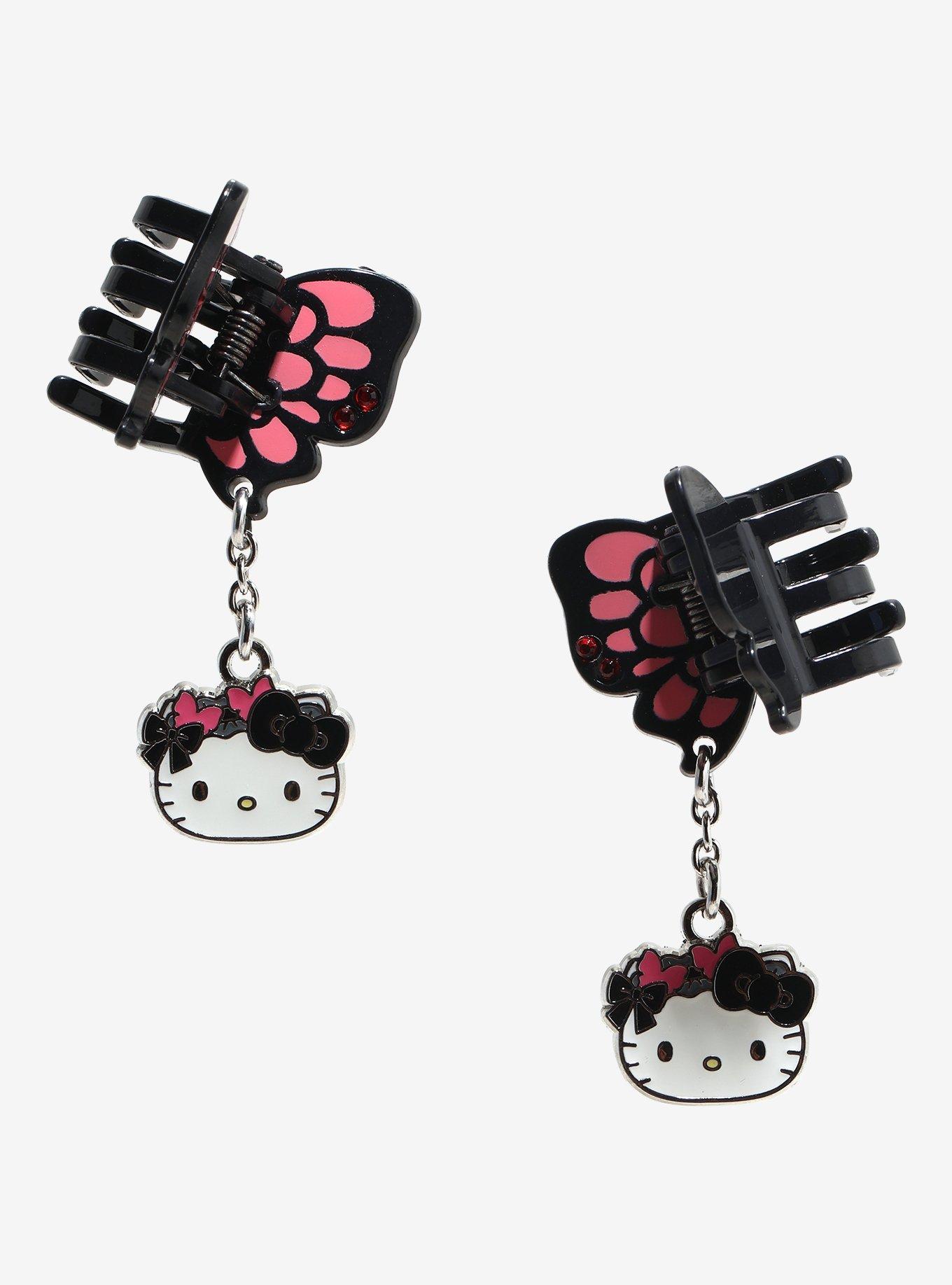 Sanrio Japan Originals Hello Kitty Butterfly Hair Clip Set, , hi-res
