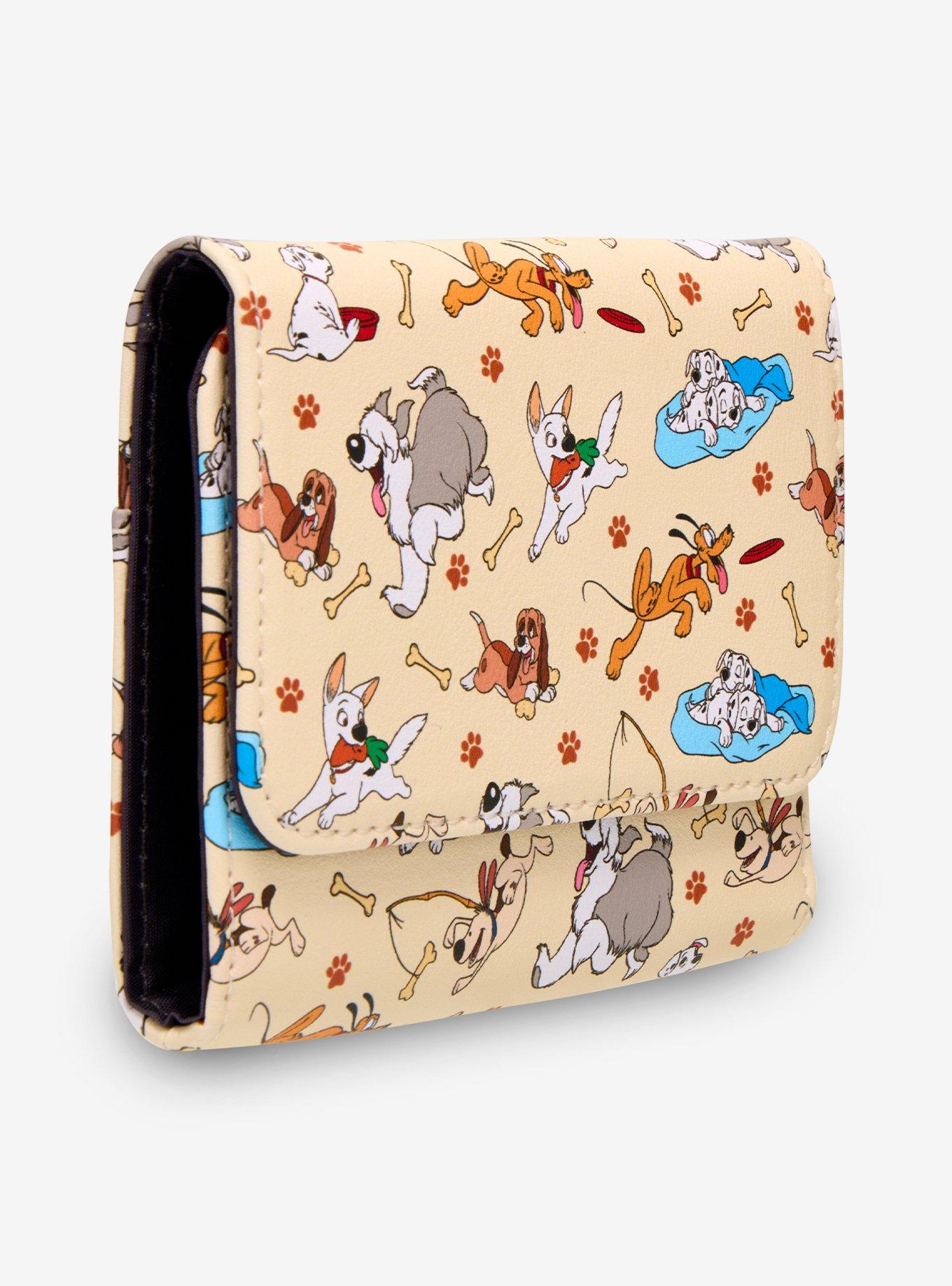 Loungefly Disney Dogs Play Mini Wallet, , hi-res