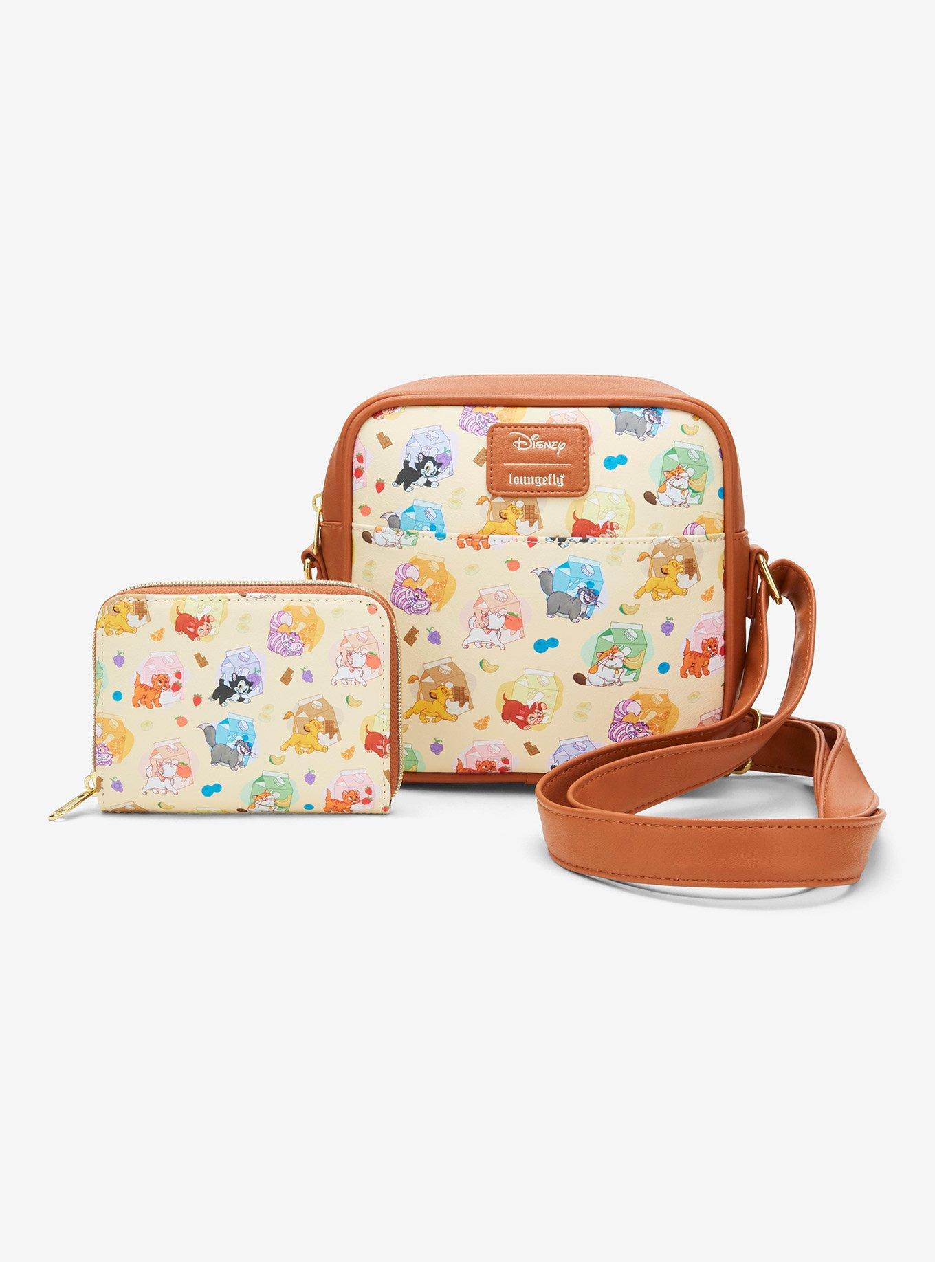 Loungefly Disney Cats Milk Cartons Crossbody Bag, , alternate