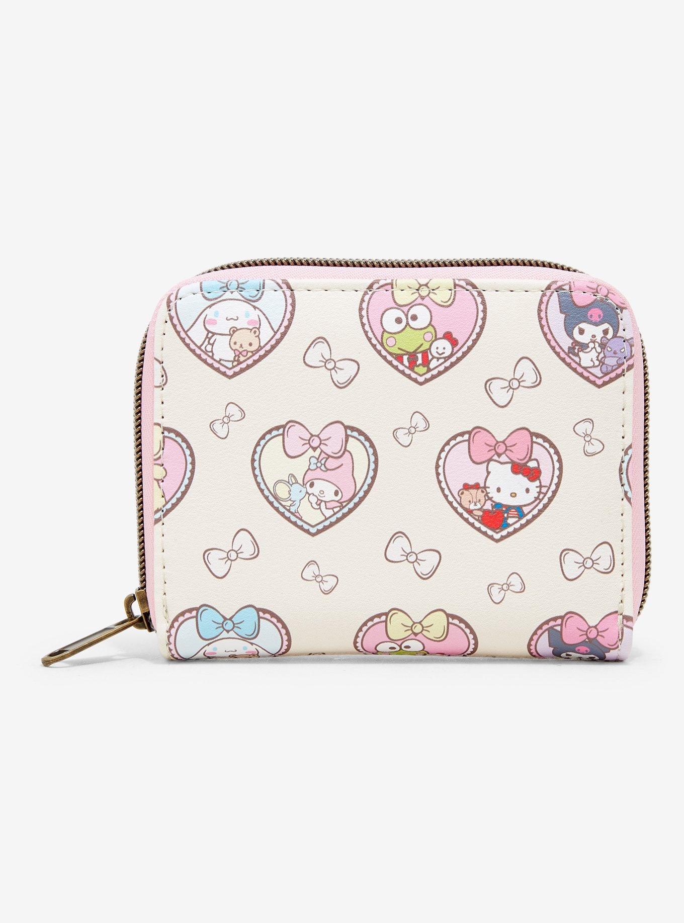 Loungefly Hello Kitty And Friends Bestie Hearts Mini Zipper Wallet, , alternate
