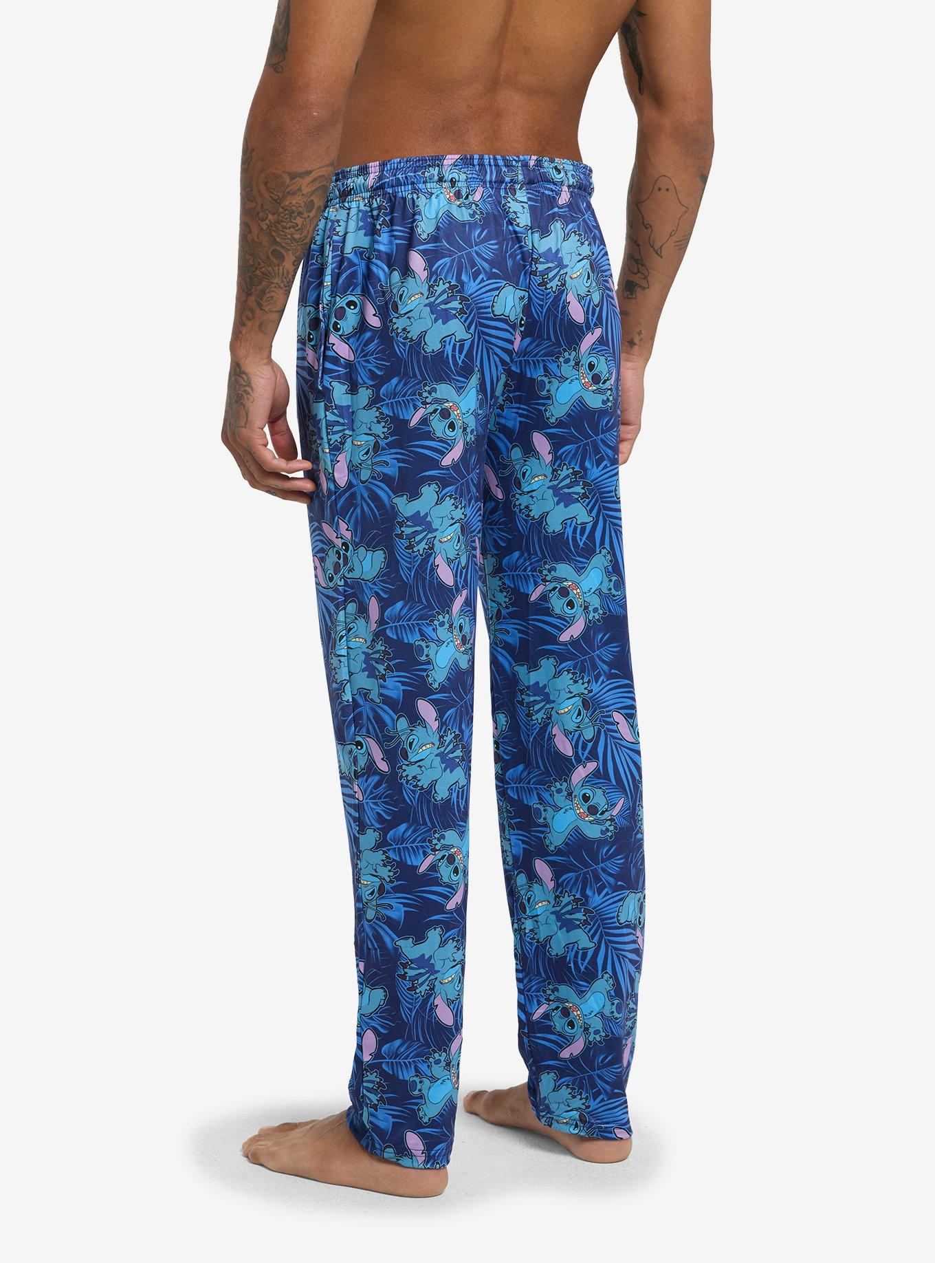 Disney Stitch Tropical Leaves Pajama Pants, , hi-res