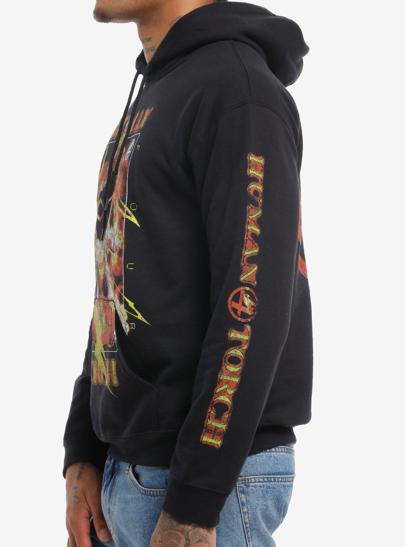 Marvel Rivals Human Torch Hoodie, BLACK, alternate