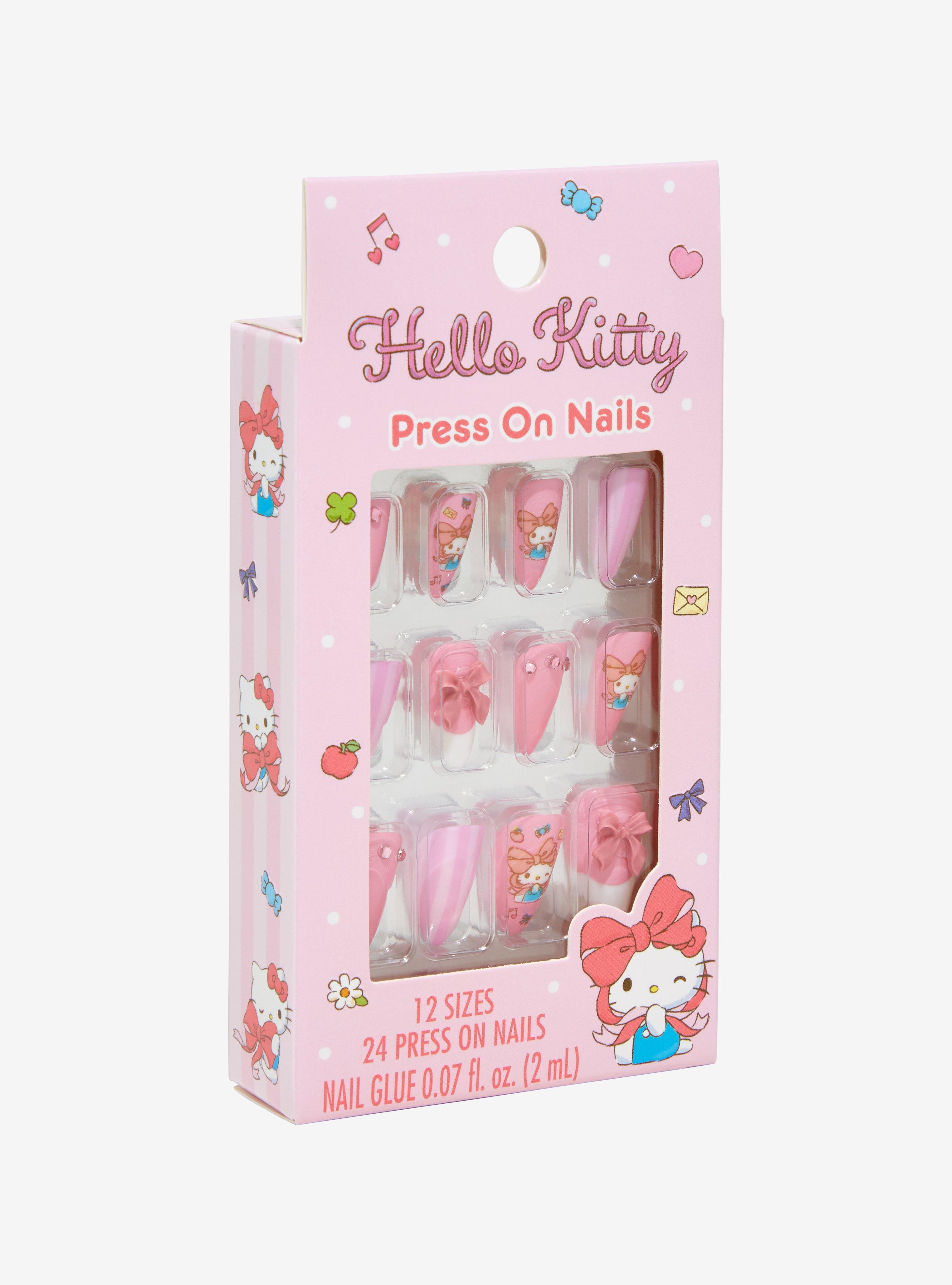Sanrio Hello Kitty Press On Nail Set — BoxLunch Exclusive, , hi-res