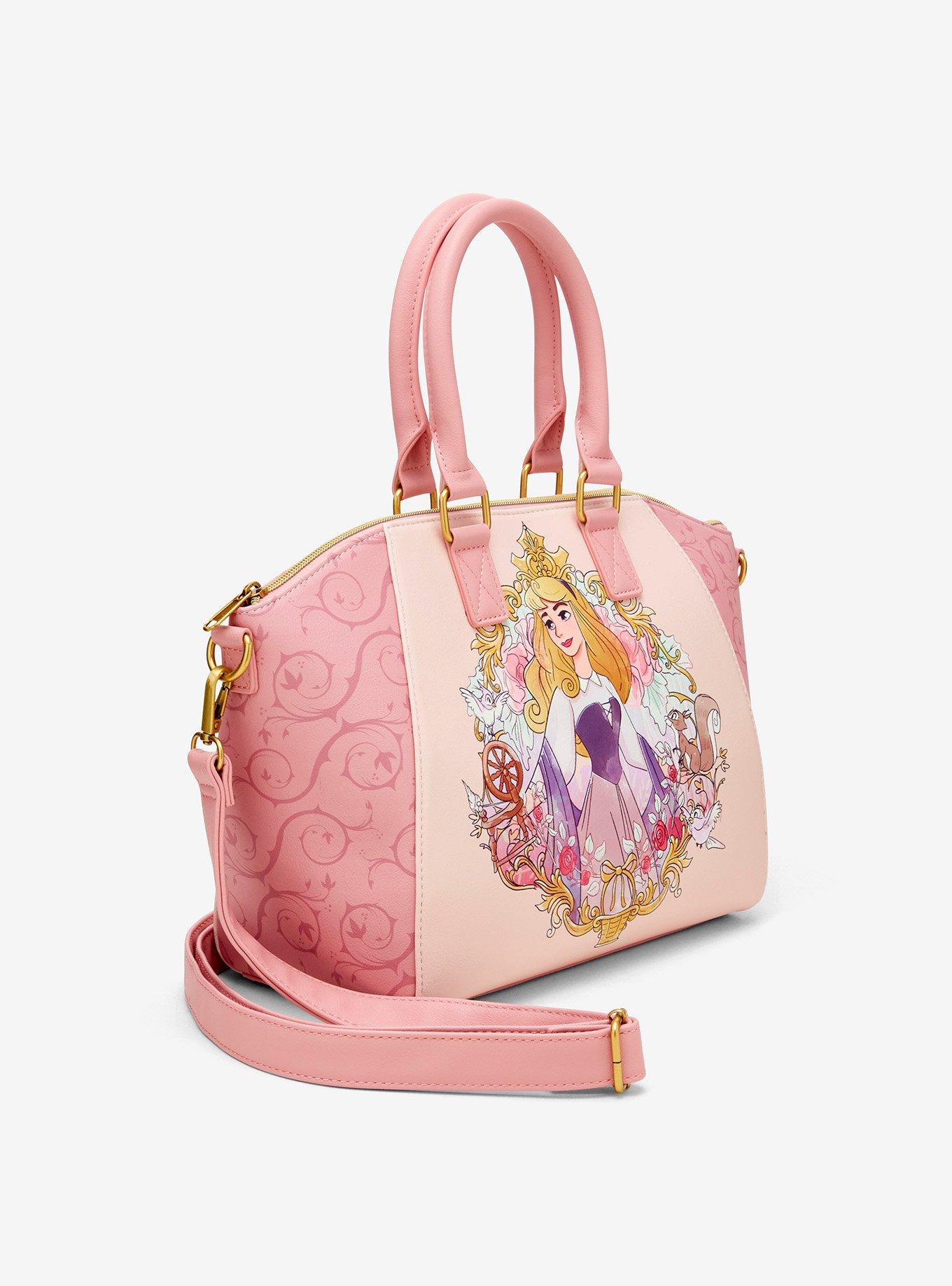 Loungefly Disney Sleeping Beauty Icon Frame Satchel Bag, , hi-res
