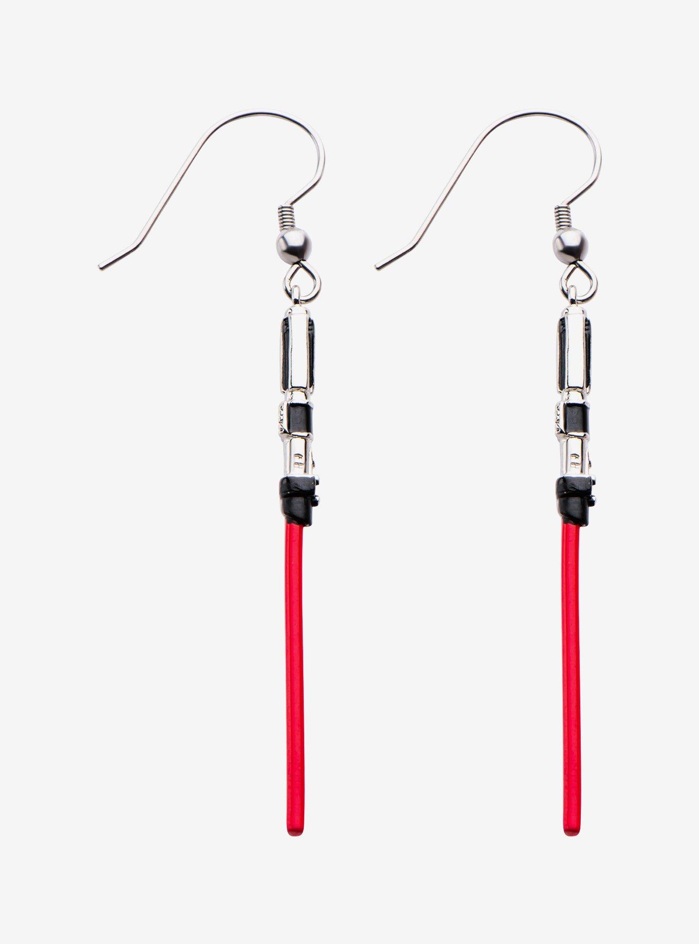 Star Wars Darth Vader Lightsaber Drop Earrings, , hi-res