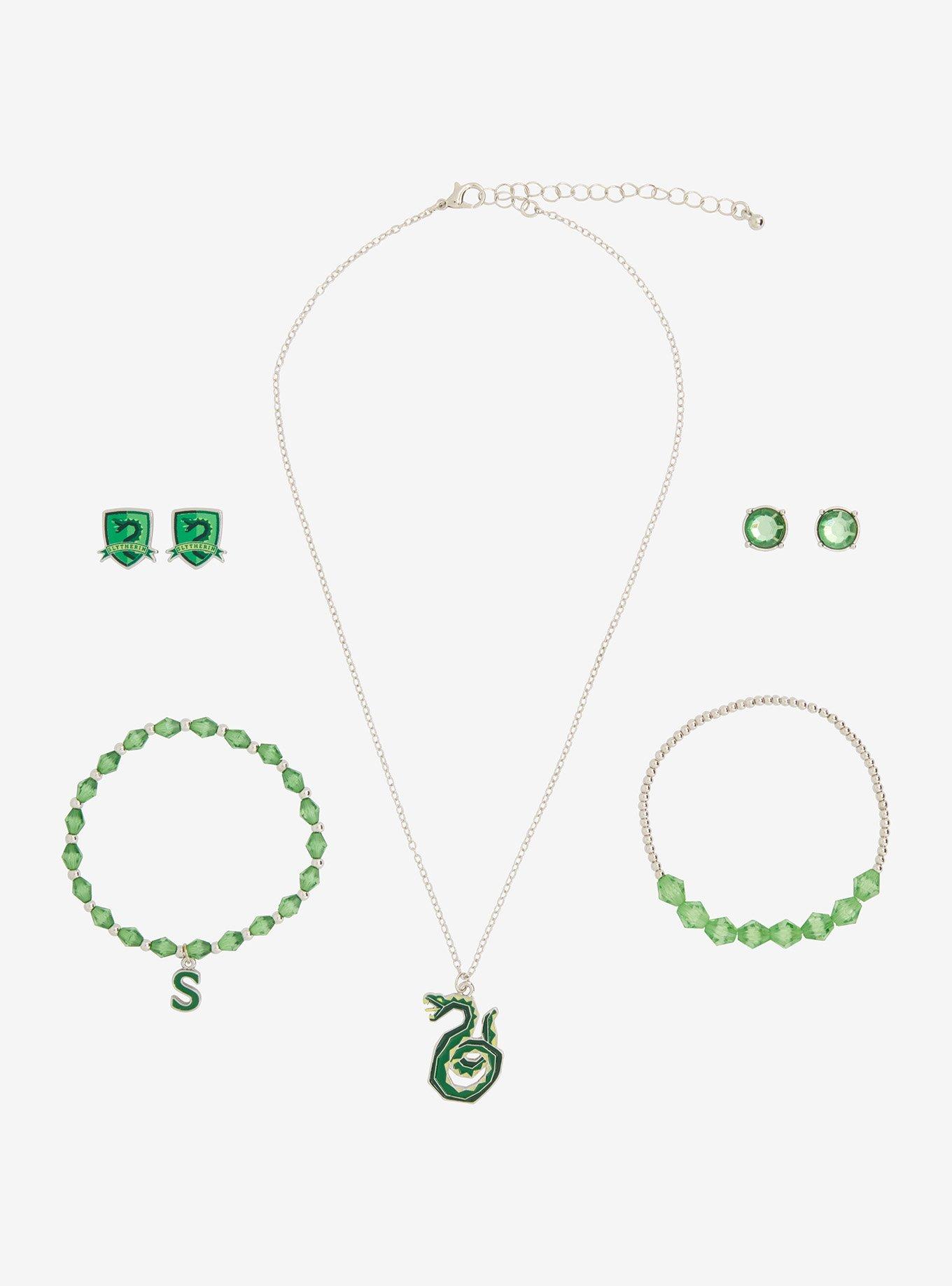 Harry Potter Slytherin Jewelry Set, , hi-res