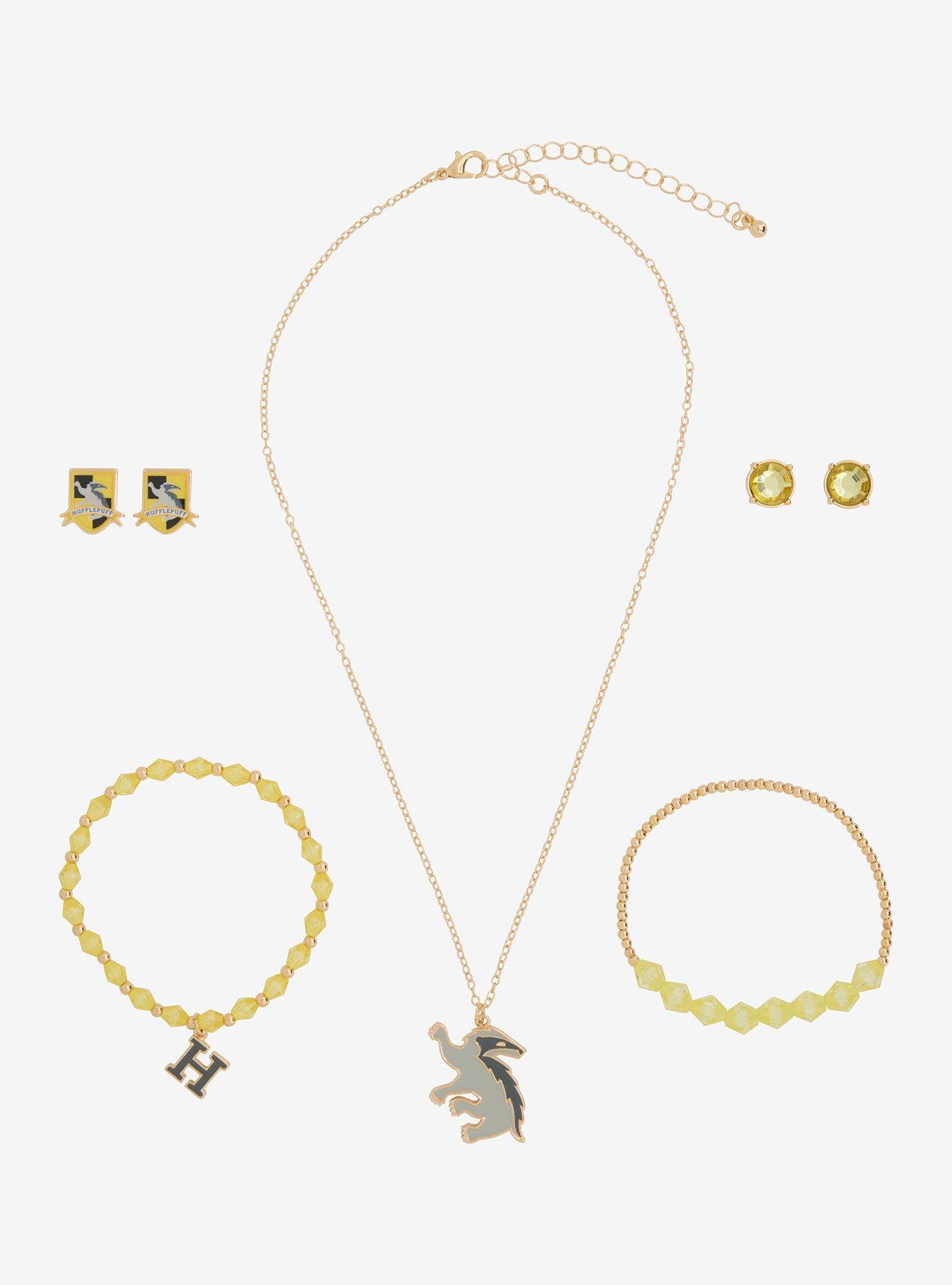 Harry Potter Hufflepuff Jewelry Set, , hi-res