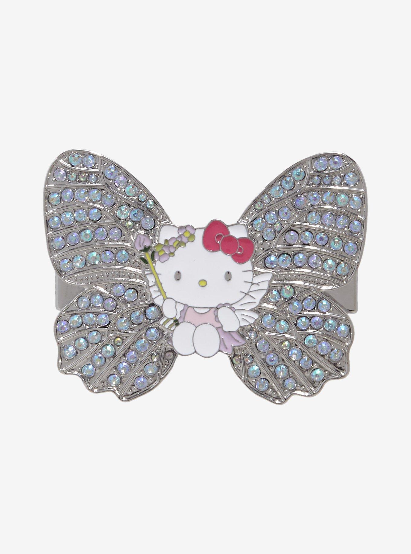 Hello Kitty Fairy Rhinestone Hair Clip, , hi-res