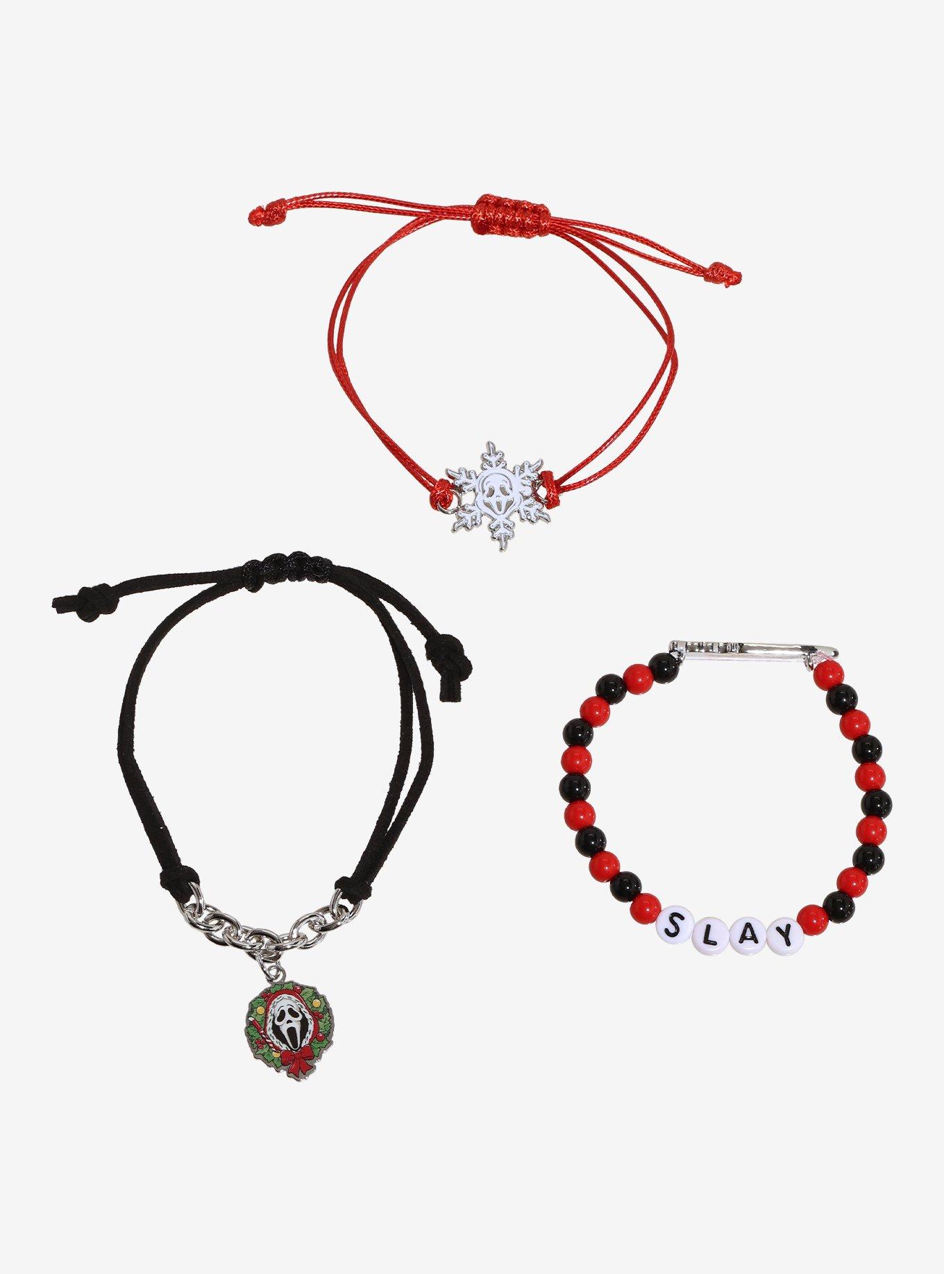 Ghost Face Holiday Bracelet Set, , hi-res