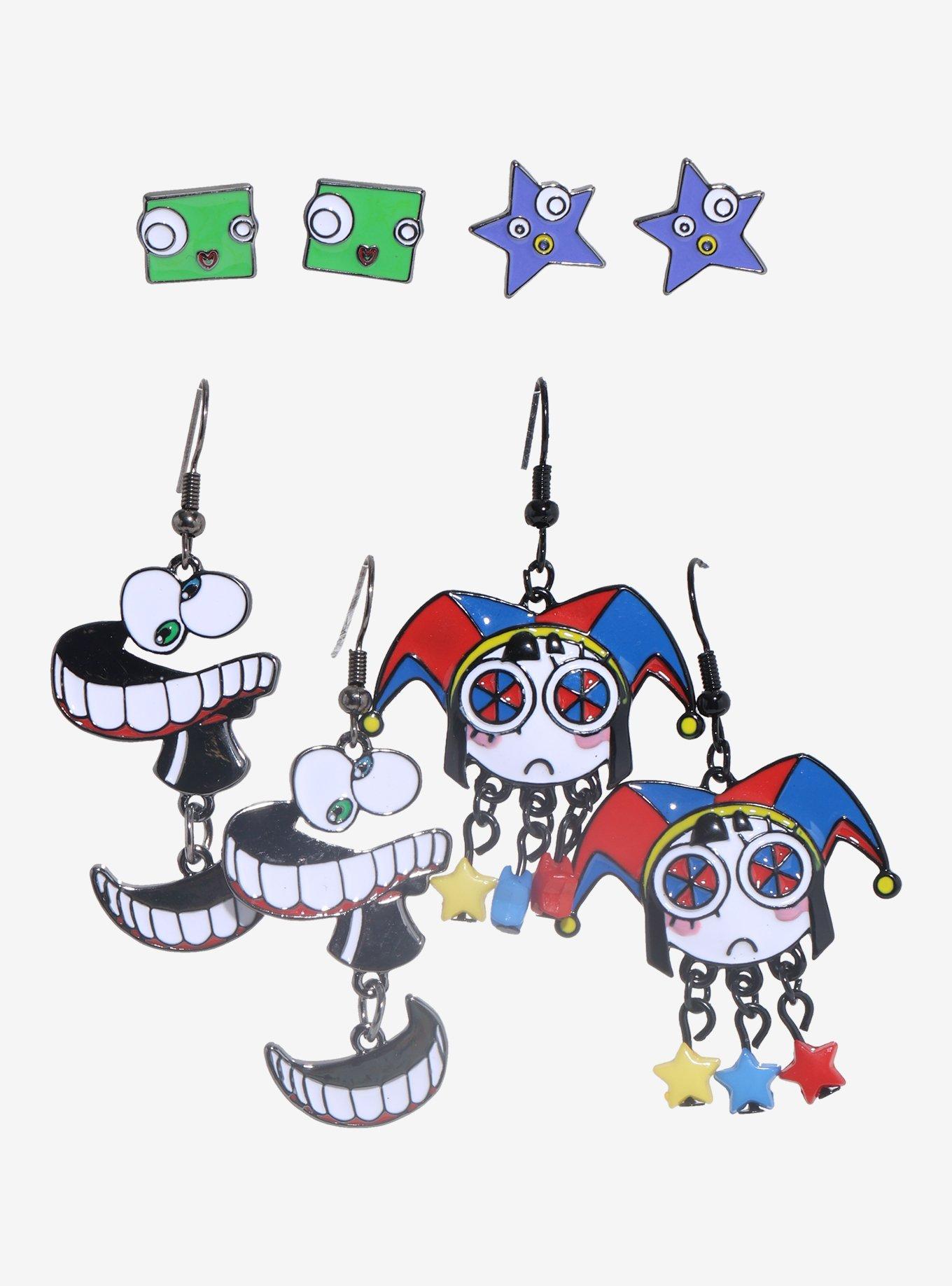 The Amazing Digital Circus Character Earring Set, , hi-res