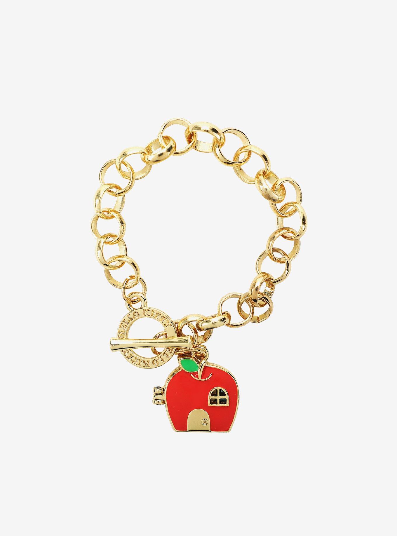Hello Kitty Apple House Locket Bracelet, , hi-res