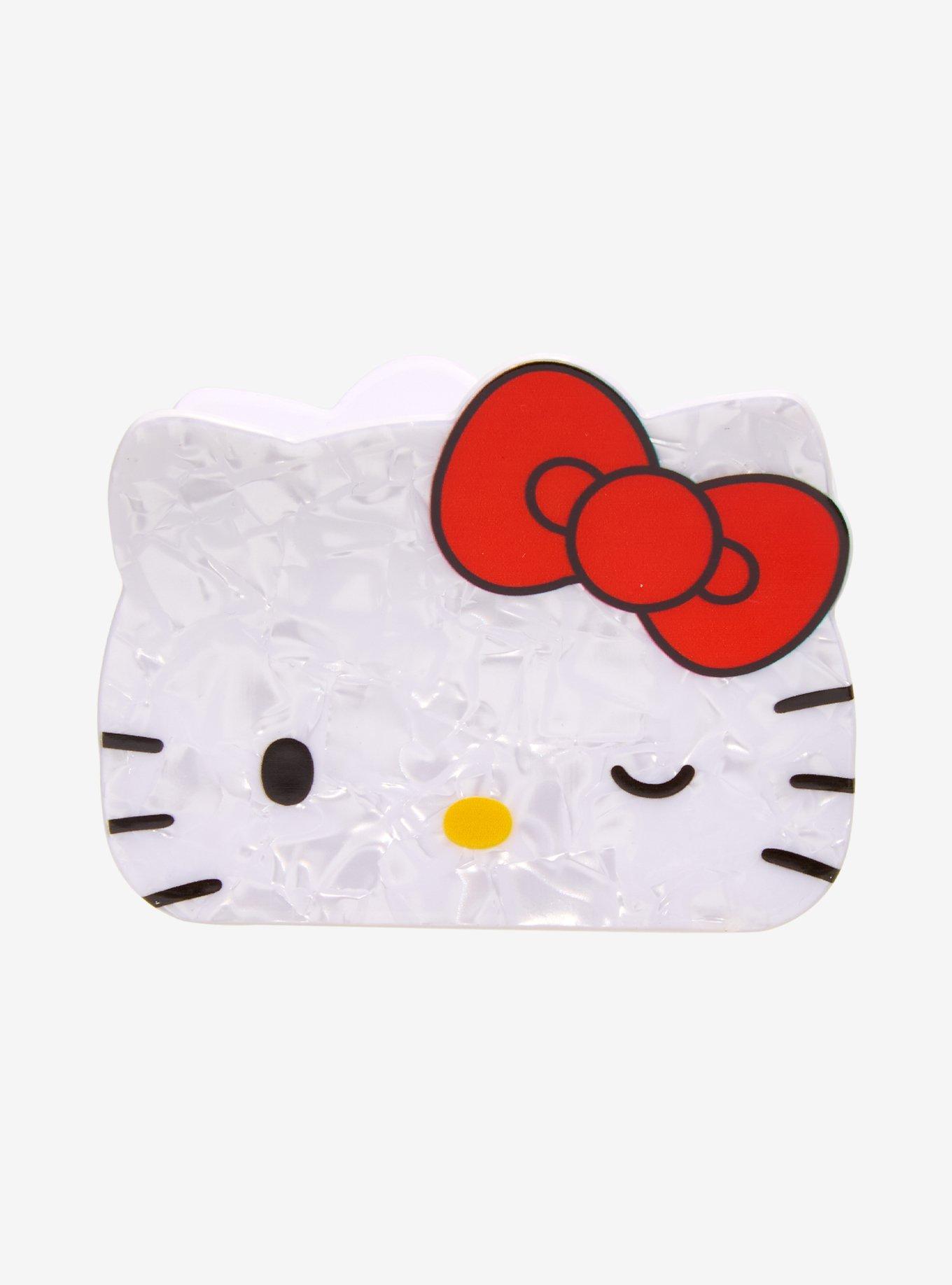 Hello Kitty Winking Pearlescent Claw Hair Clip, , hi-res