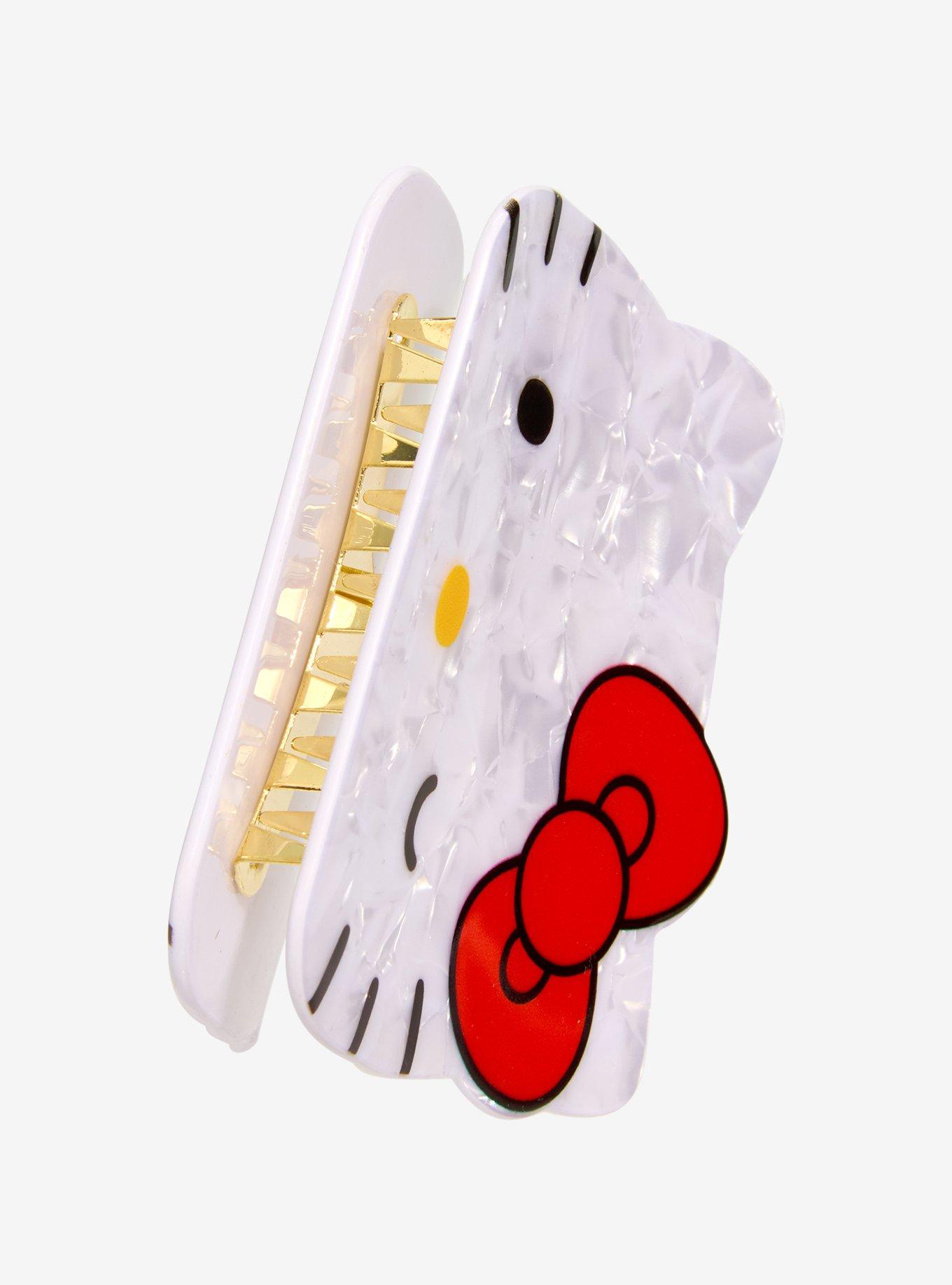 Hello Kitty Winking Pearlescent Claw Hair Clip, , alternate
