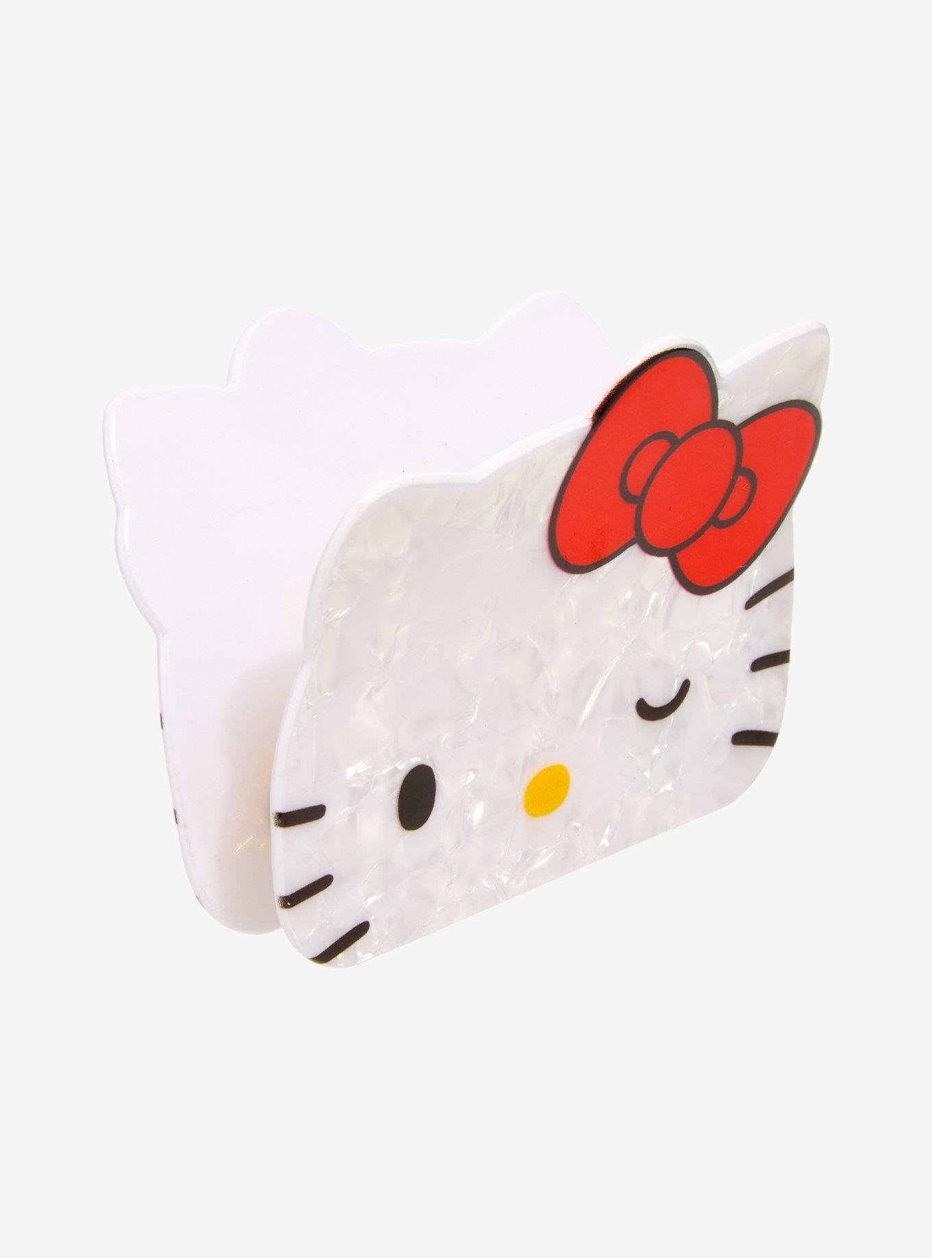 Hello Kitty Winking Pearlescent Claw Hair Clip, , alternate