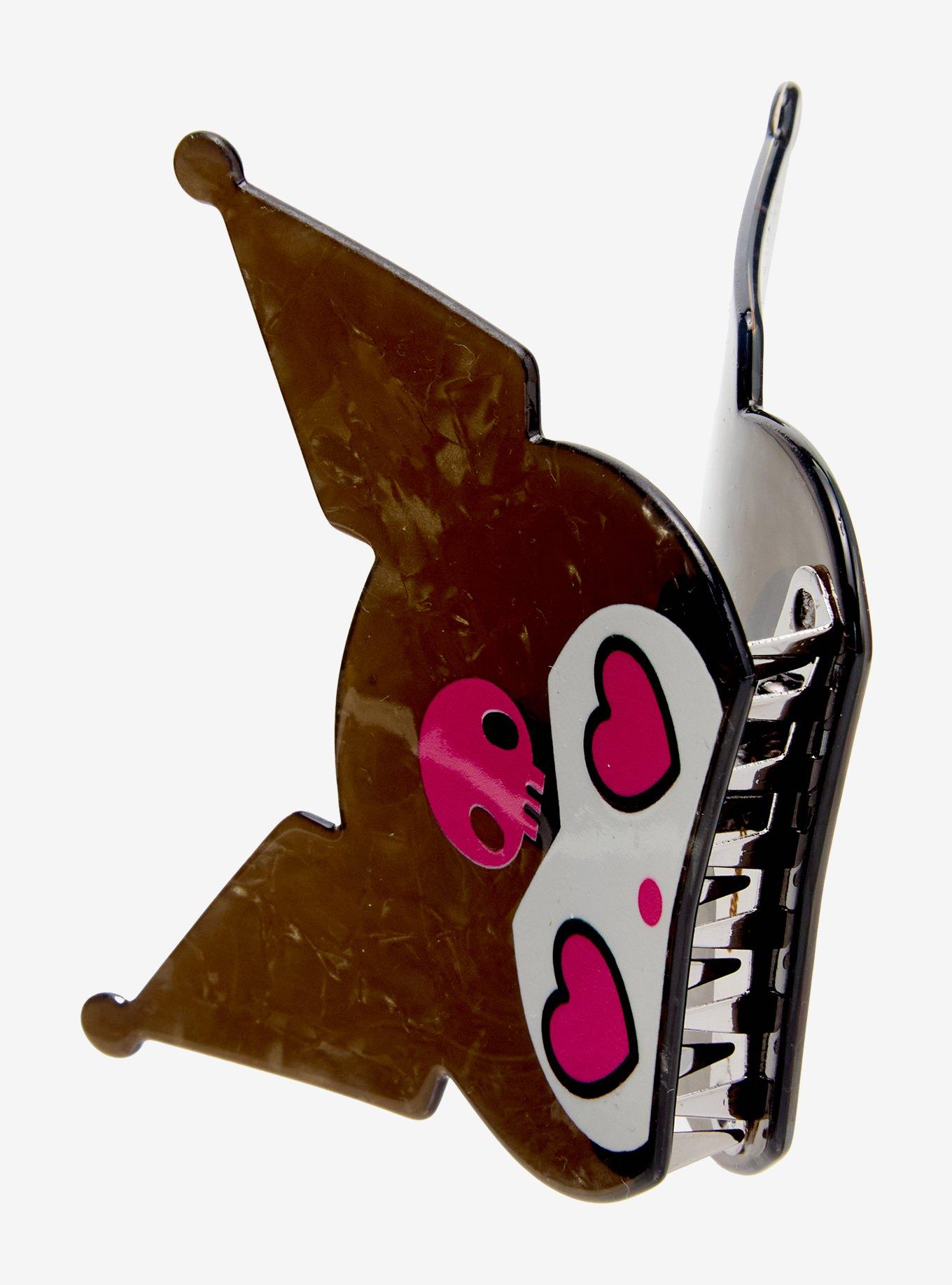 Kuromi Heart Eyes Figural Claw Hair Clip, , alternate