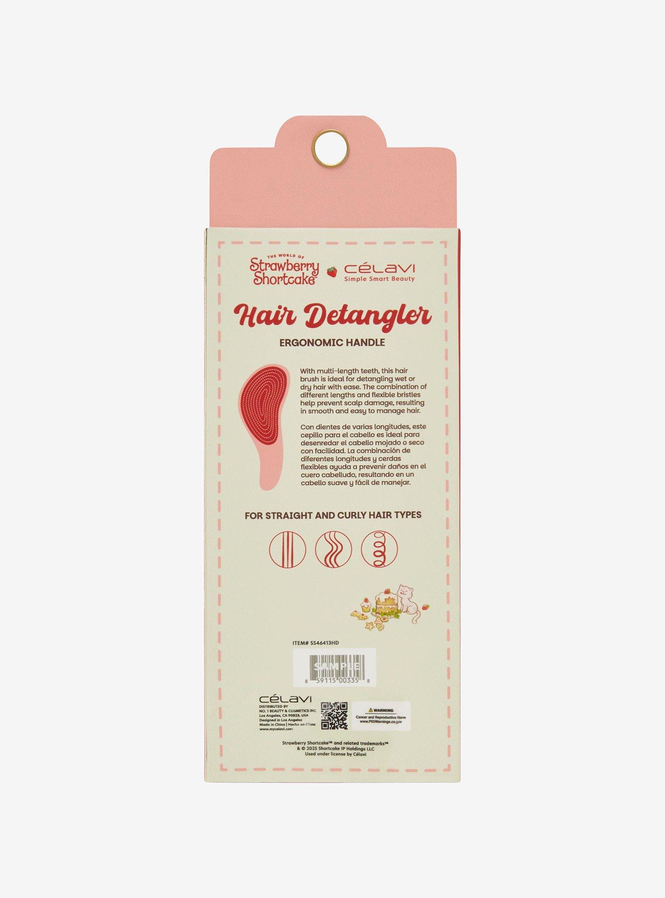 C&eacute;lavi x Strawberry Shortcake Plaid Hair Detangler Brush, , alternate