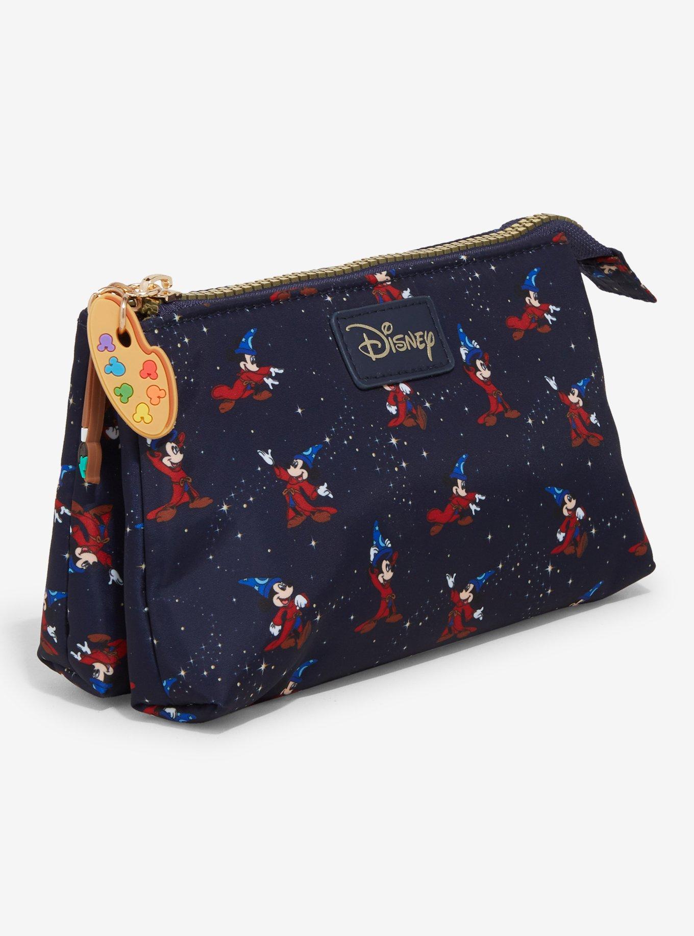 Disney Fantasia Sorcerer Mickey Allover Print Cosmetic Bag - BoxLunch Exclusive, , hi-res