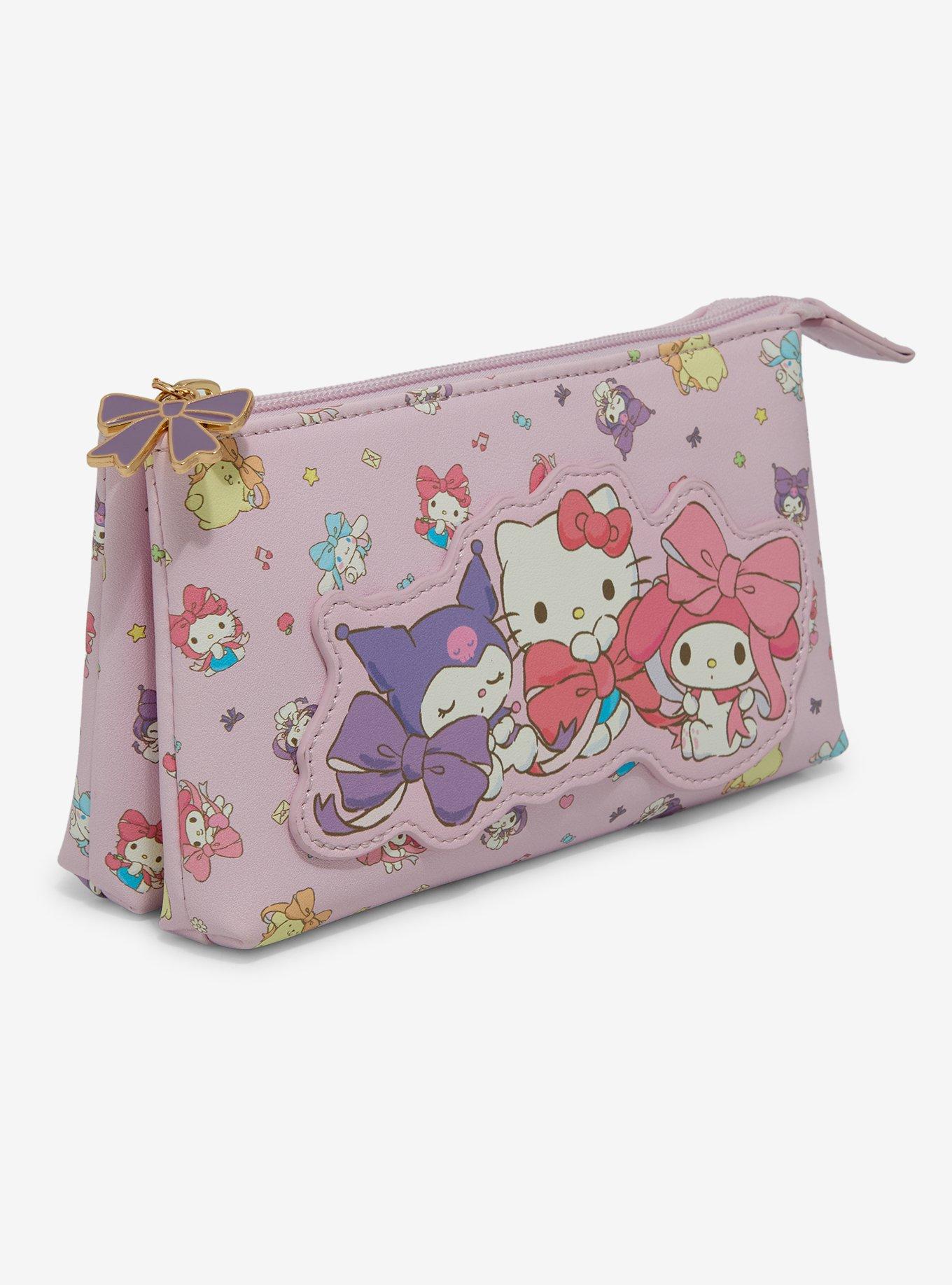 Sanrio Hello Kitty and Friends Bows Cosmetic Bag - BoxLunch Exclusive, , hi-res