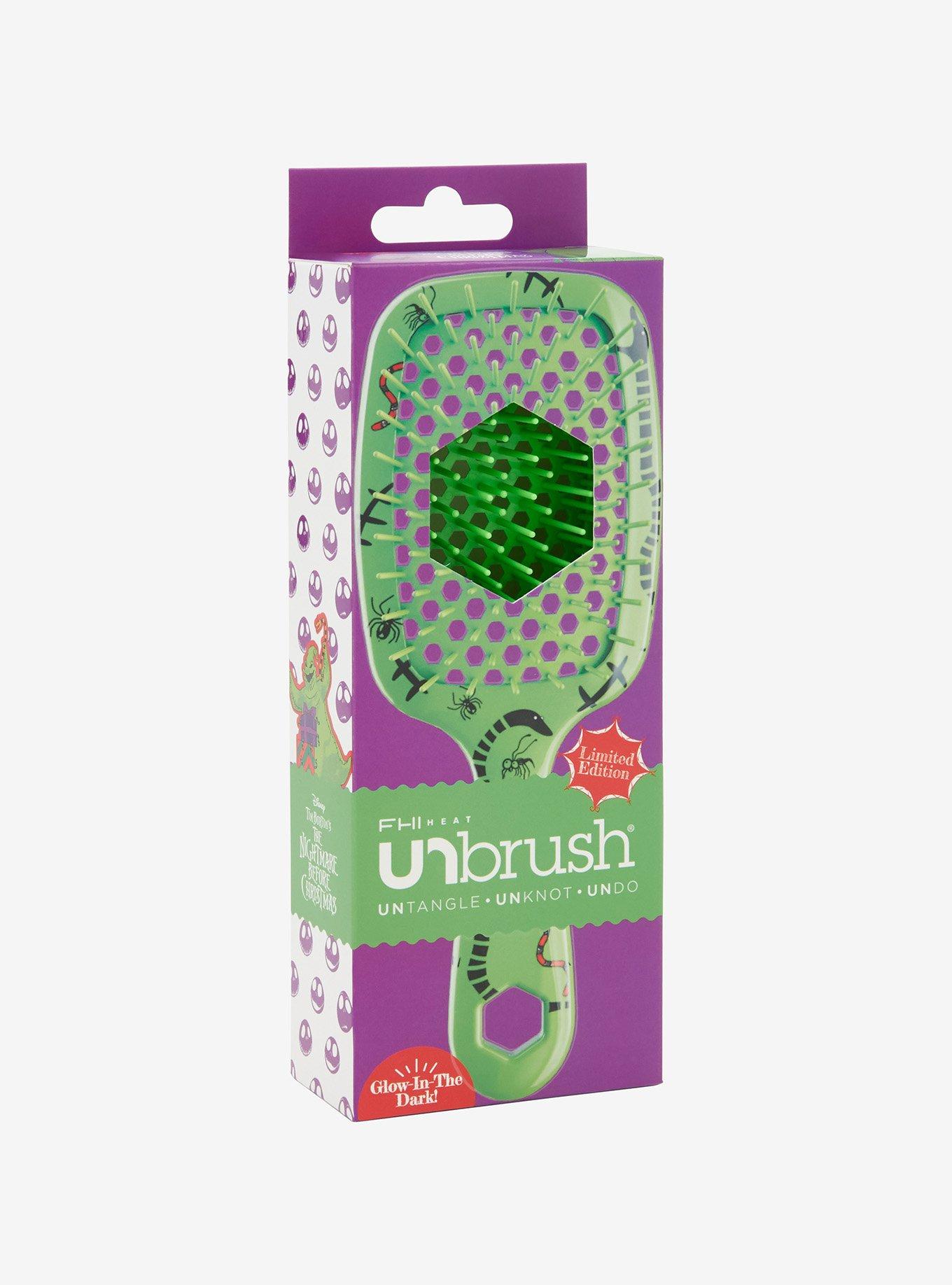 Unbrush Disney The Nightmare Before Christmas Oogie Boogie Glow-in-the-Dark Hair Brush