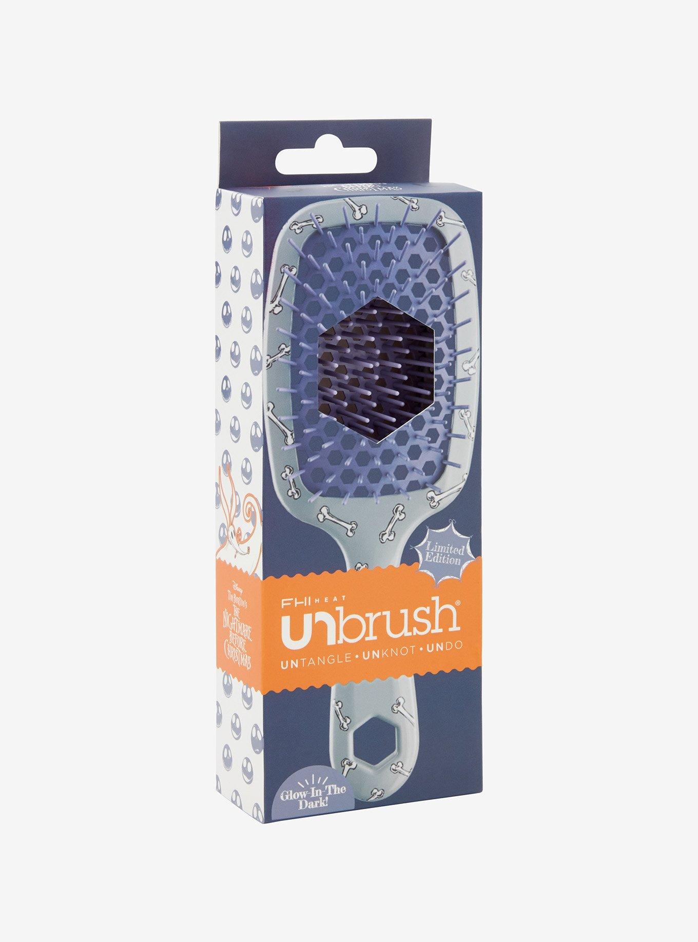 Unbrush Disney The Nightmare Before Christmas Zero Glow-in-the-Dark Hair Brush