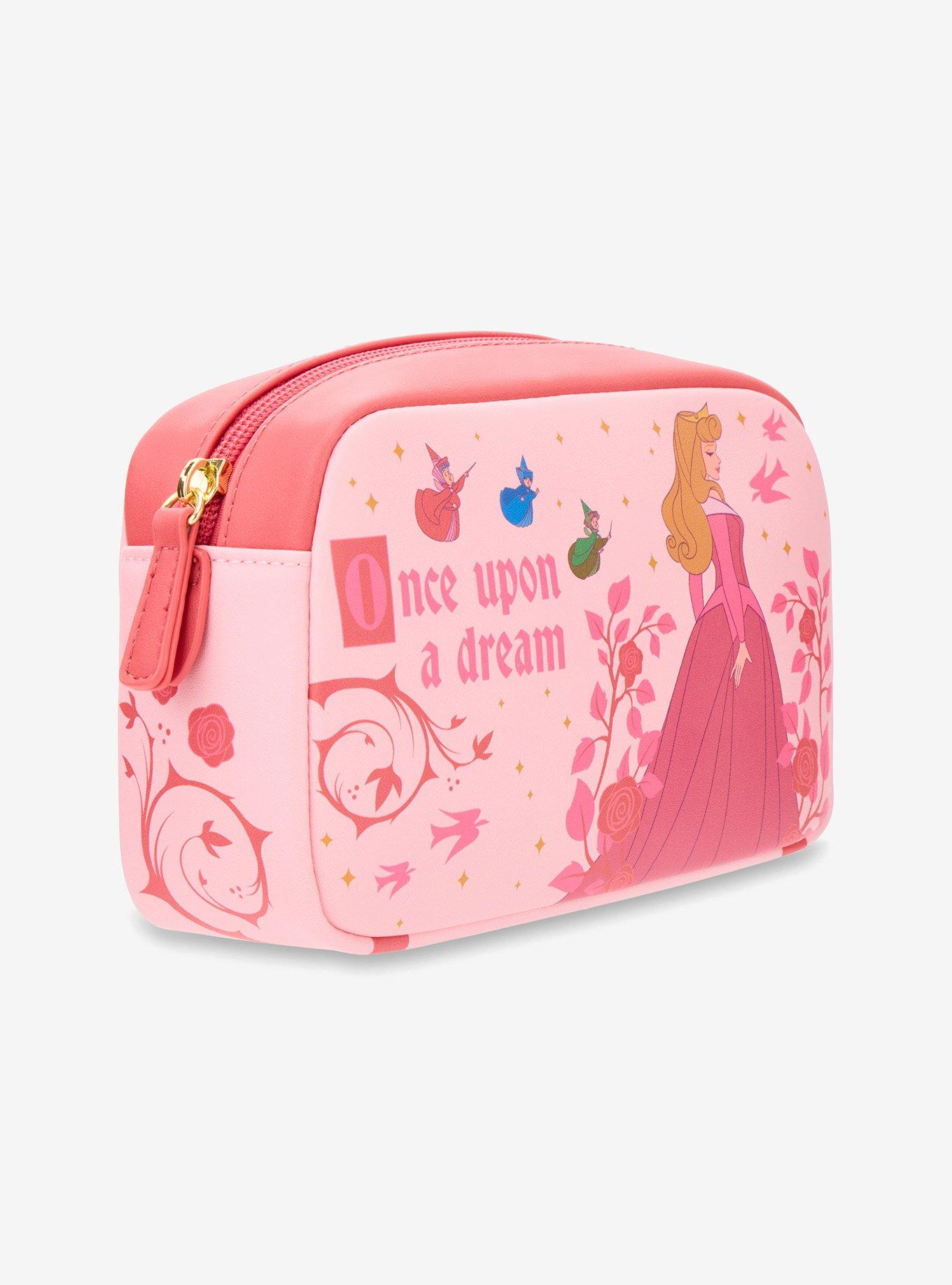 Loungefly Disney Sleeping Beauty Aurora Floral Cosmetic Bag - BoxLunch Exclusive, , hi-res