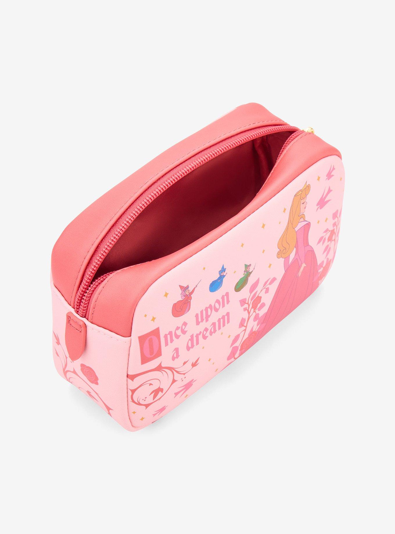 Loungefly Disney Sleeping Beauty Aurora Floral Cosmetic Bag - BoxLunch Exclusive