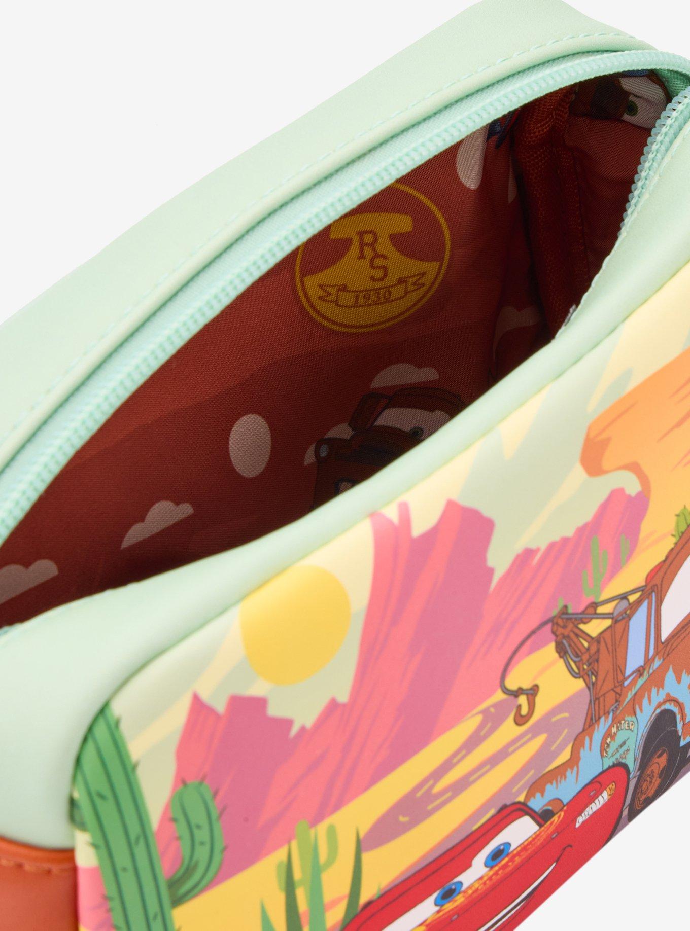 Disney Pixar Cars Lightning McQueen & Mater Cosmetic Bag - BoxLunch Exclusive, , alternate